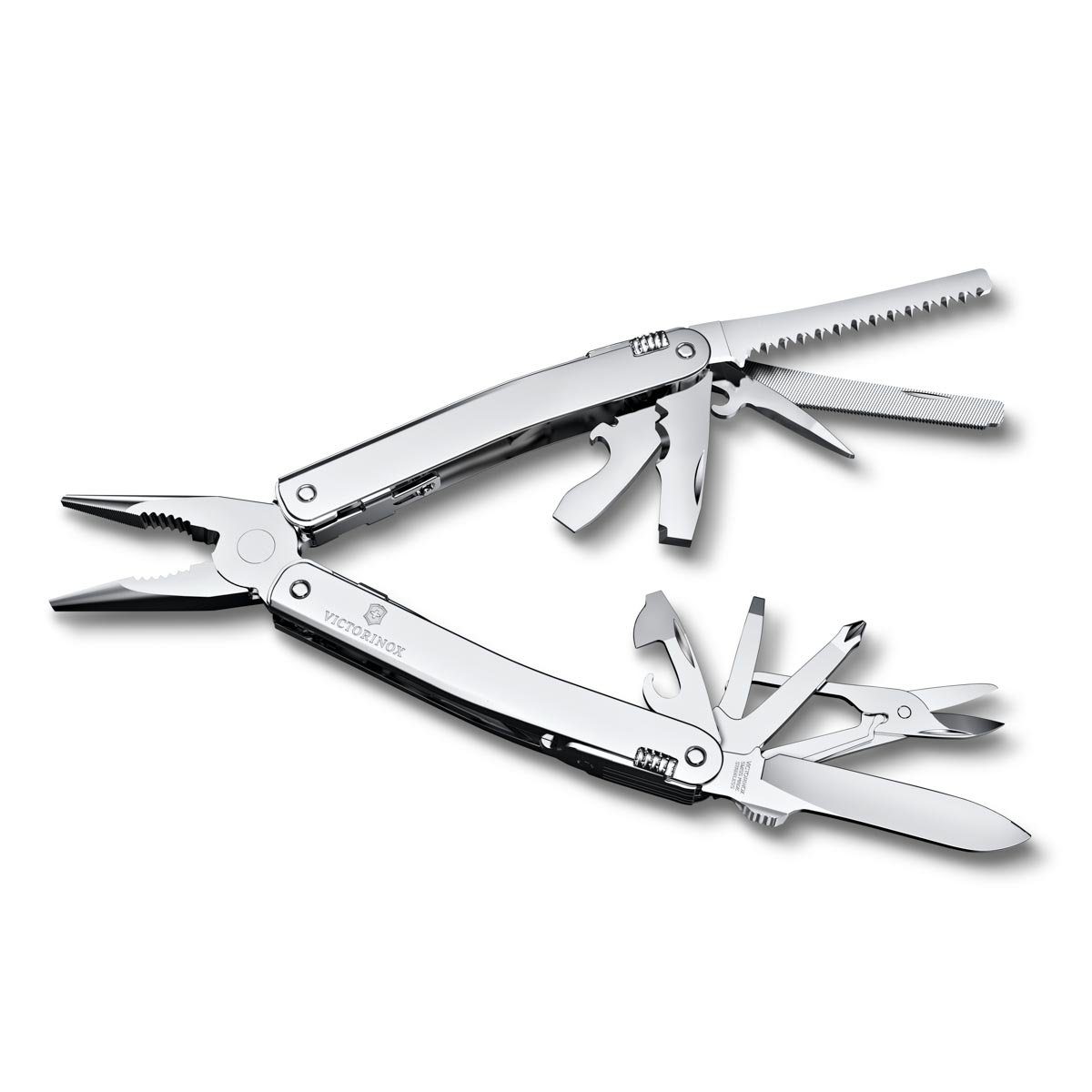 Taschenmesser Swiss silber, MX, in Victorinox Spirit Tool Nylon Etui