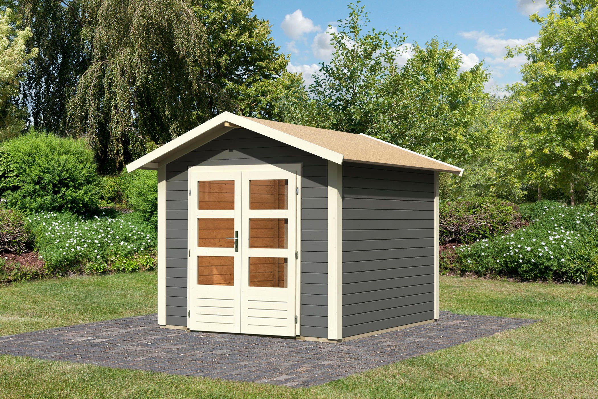 Karibu Gartenhaus Talkau 4, BxT: 270x274 cm