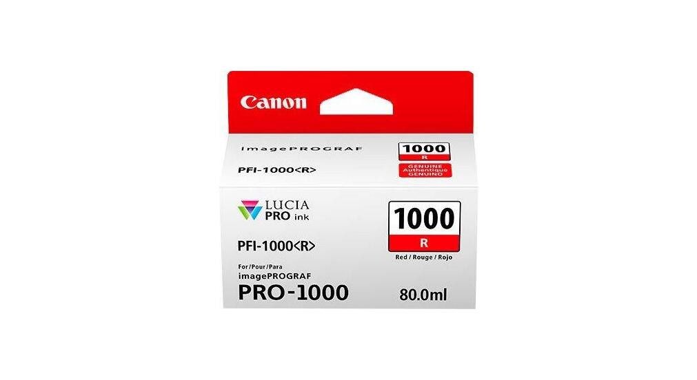 Canon Canon PFI-1000R Druckerpatrone rot Tintenpatrone