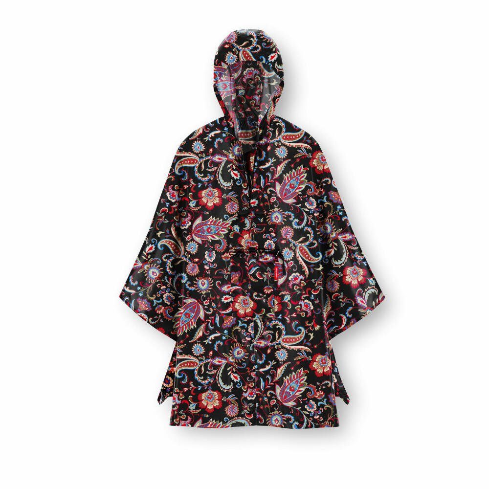 REISENTHEL® Poncho mini maxi poncho Paisley Black