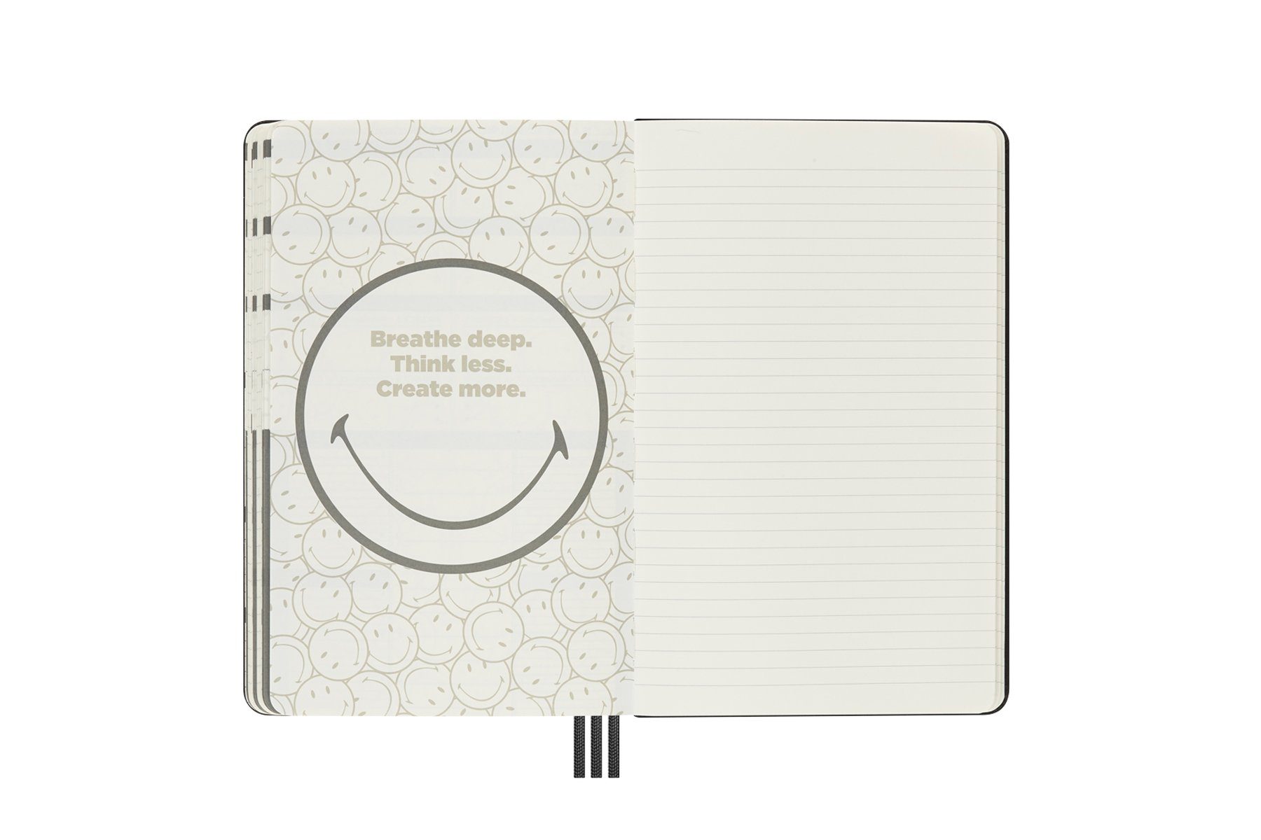 MOLESKINE Buchkalender, Sammlerbox Large/A5 Smiley - - Kalender - Smiley Undatiert Logo