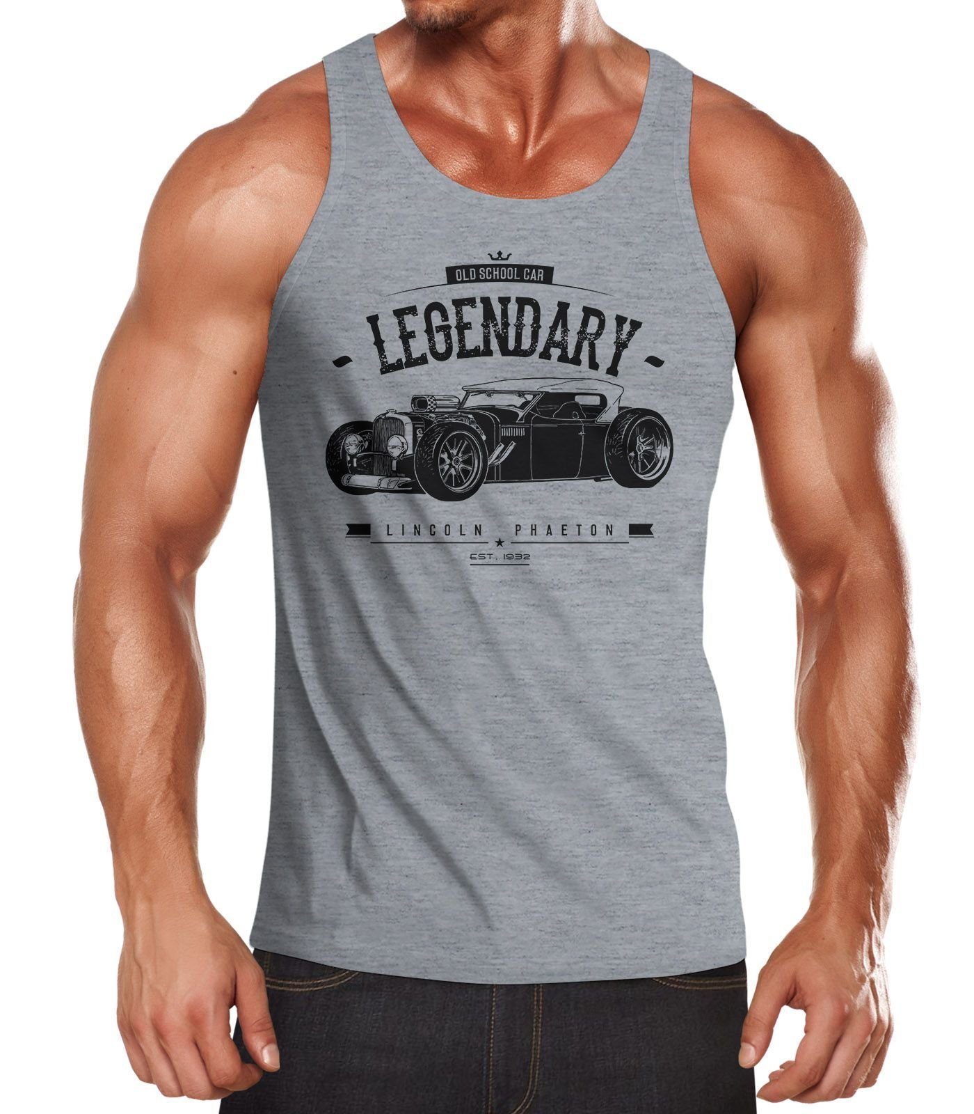 MoonWorks Tanktop Herren Tanktop Hot Rod günstig online kaufen