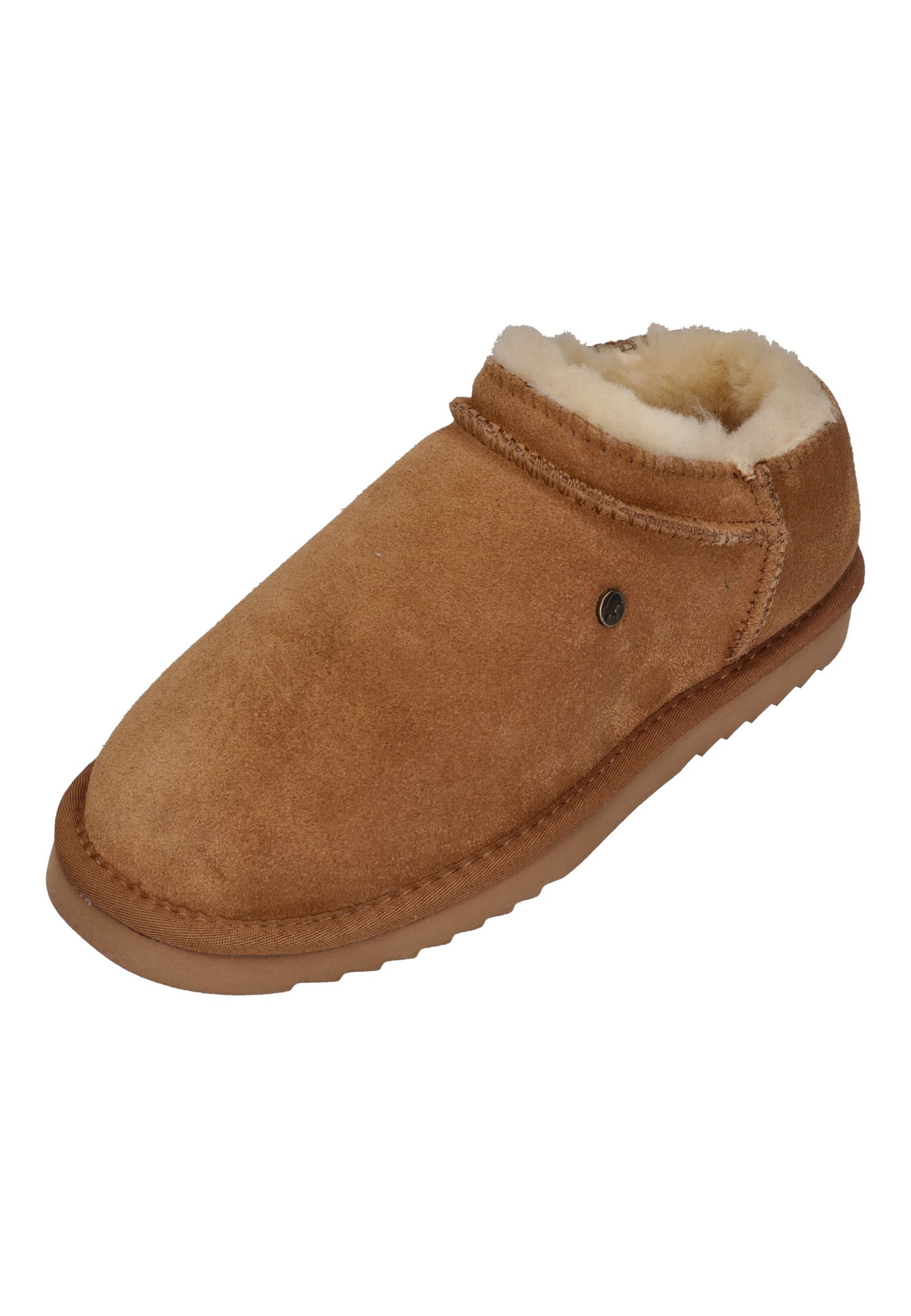 WARMBAT KOLENDO Hausschuh Cognac