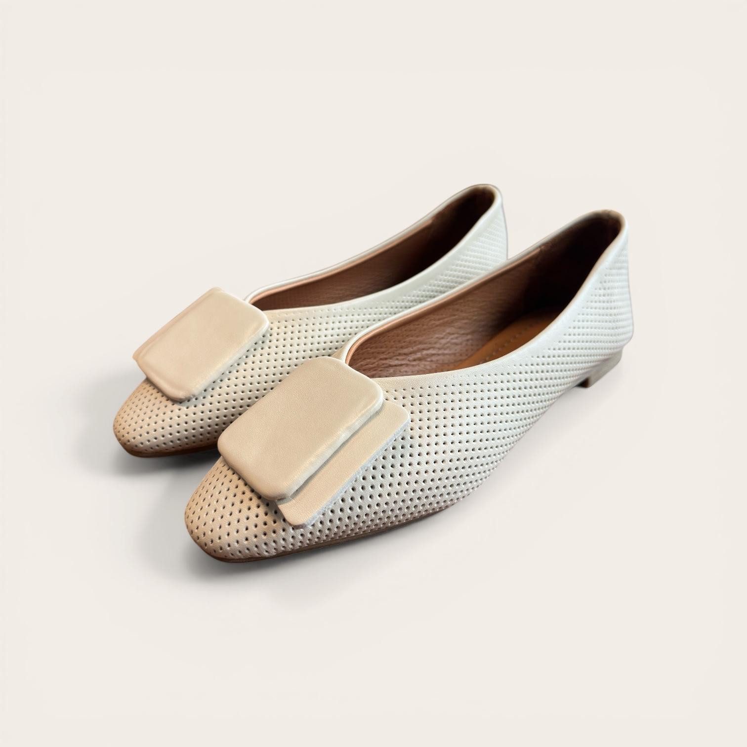 Begoria Begoria Snake - Exquisite Leder-Ballerinas mit Schlangenmuster Ballerina – Bild 2 von 4
