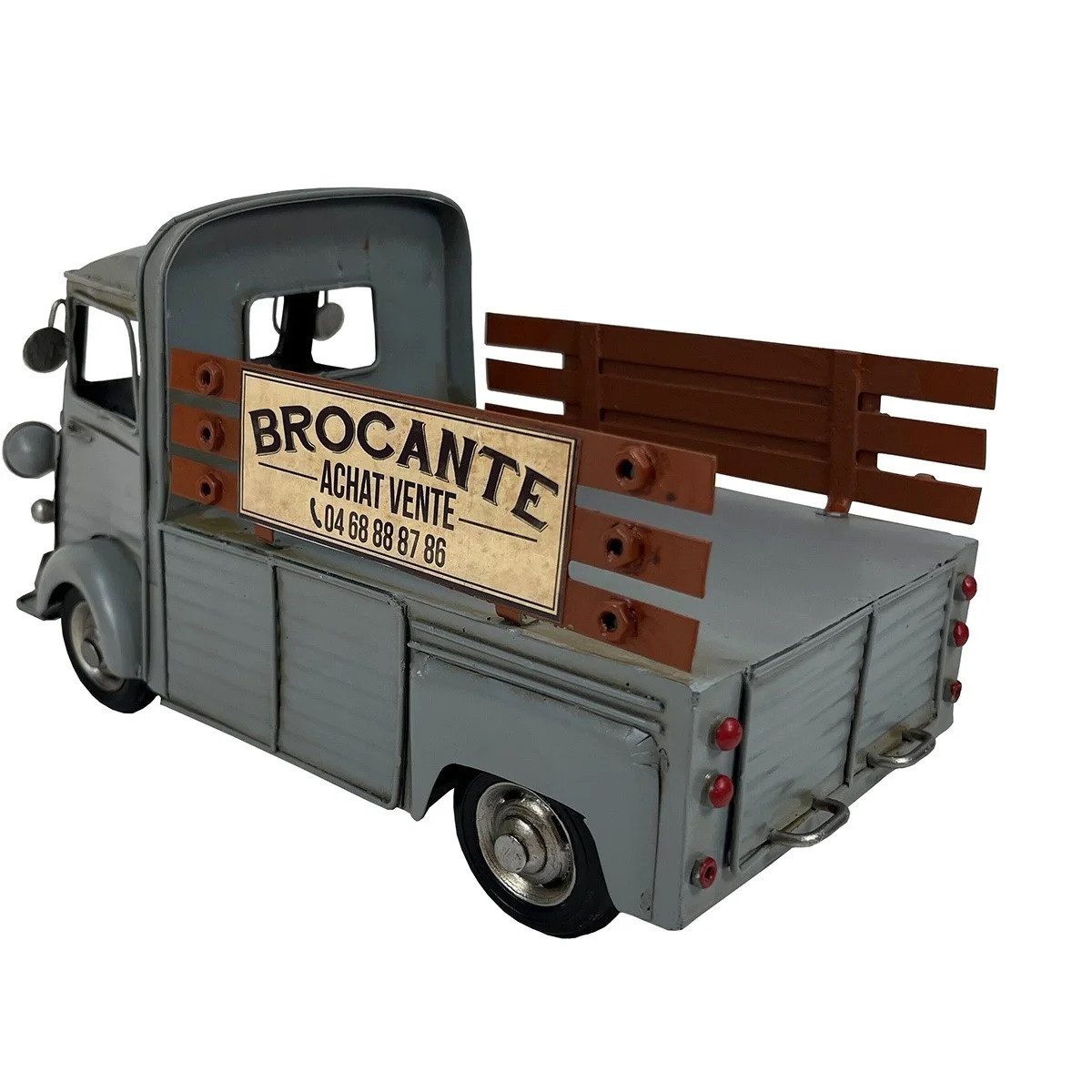 AnticLine Modellauto Antic Line Nostalgie LKW Grau Metall SEB17618