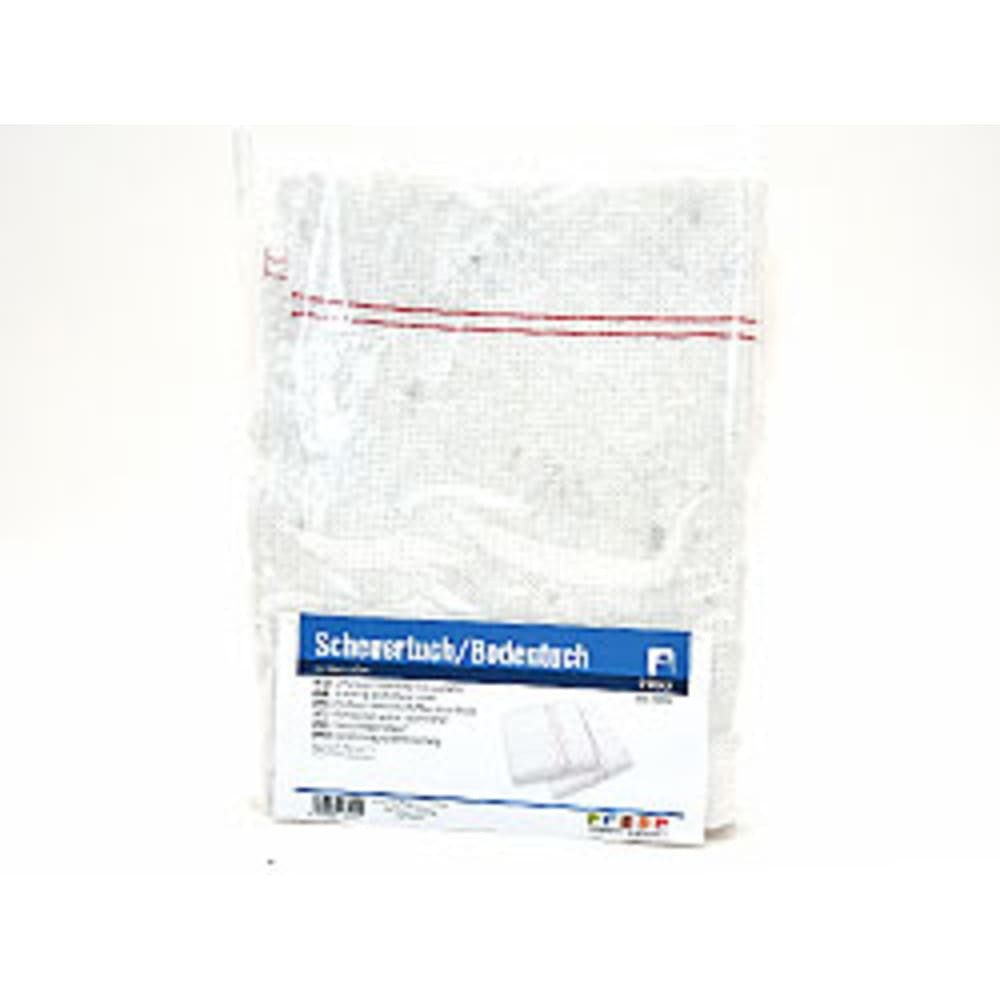 HundB Reinigungsschwamm Scheuertuch Bodentuch Weiß 2er Pack, 500x500mm, Putzlappen Wischtuch Reinigungstuch Bodenlappen Reinigungslappen