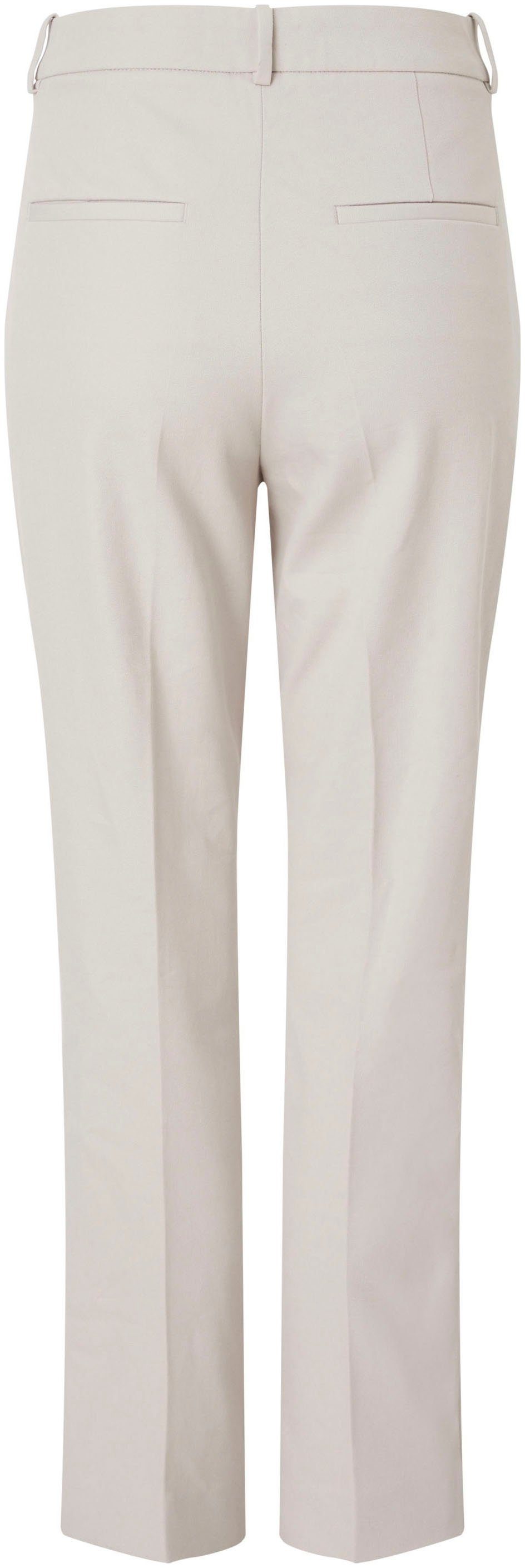 STRETCH Stretch-Hose Gray SLIM ANKLE GABARDINE Silver Klein Calvin