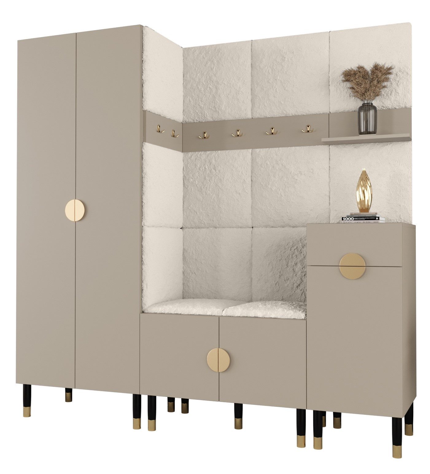 ABIKS MÖBEL Kompaktgarderobe PALERMO Set 1 günstig online kaufen