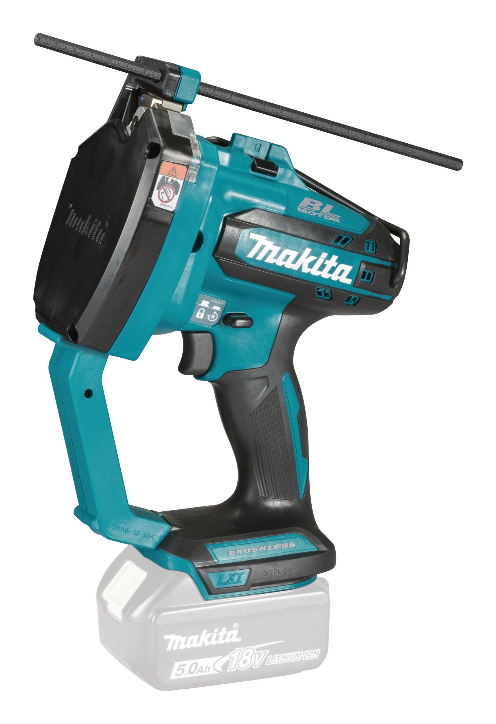 Makita Akku-Gewindestangentrenner, 18 in V, 18V, DSC102ZJ, M6-M10, Ohne Akku in MAKPAC 3