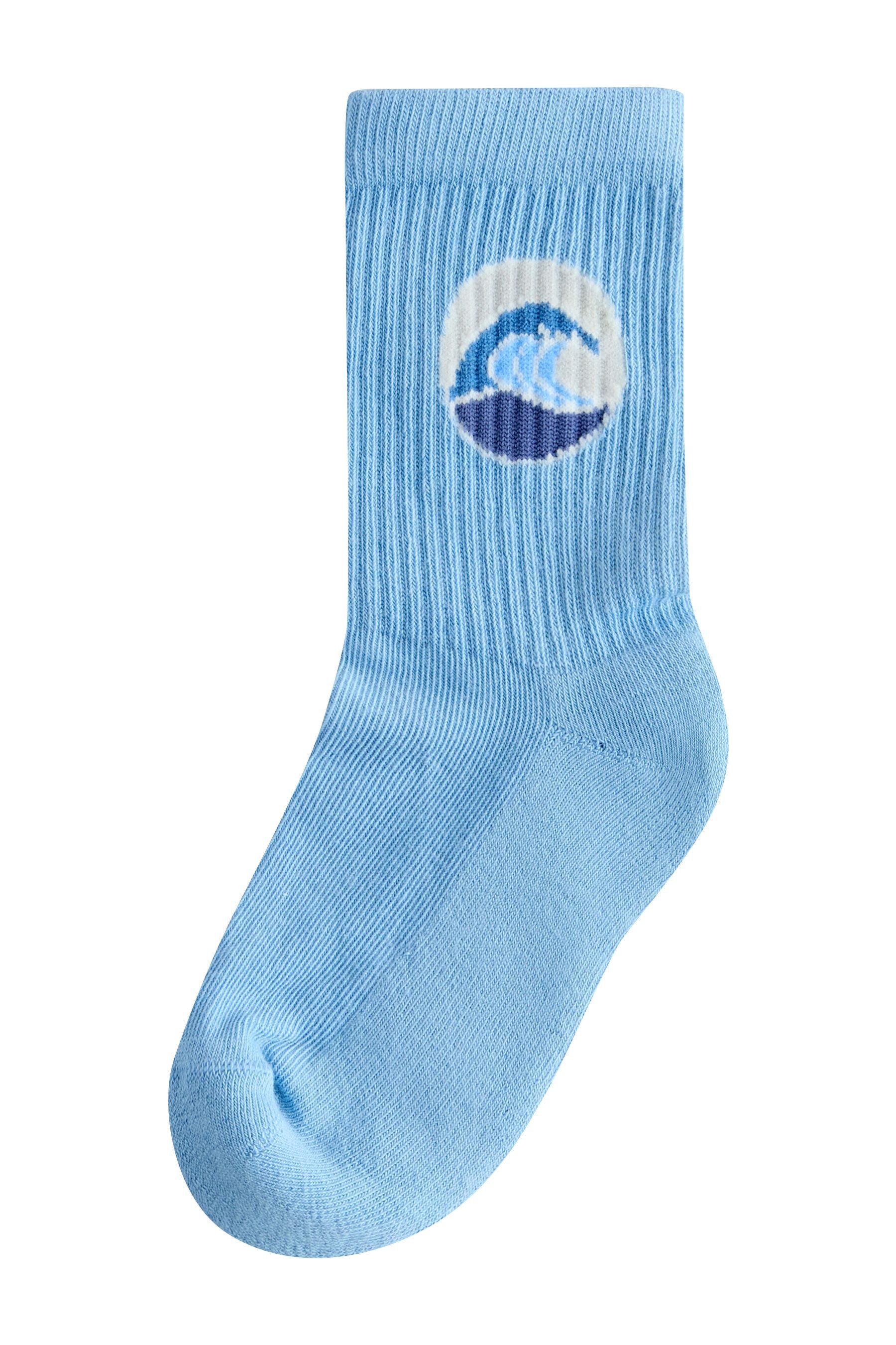 Next Kurzsocken Gerippte Sportsocken im 5er-Pack mit Fußbett (5-Paar)