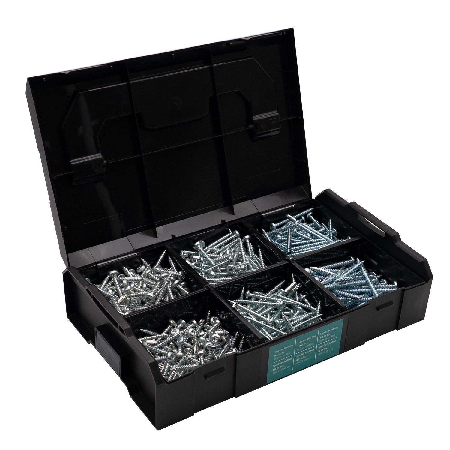 Schrauben- und Dübel-Set Taschenlochschrauben Sortiment 700 Teile