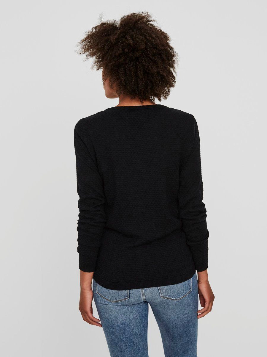 Vero Moda Rundhalspullover VMCARE STRUCTURE LS günstig online kaufen