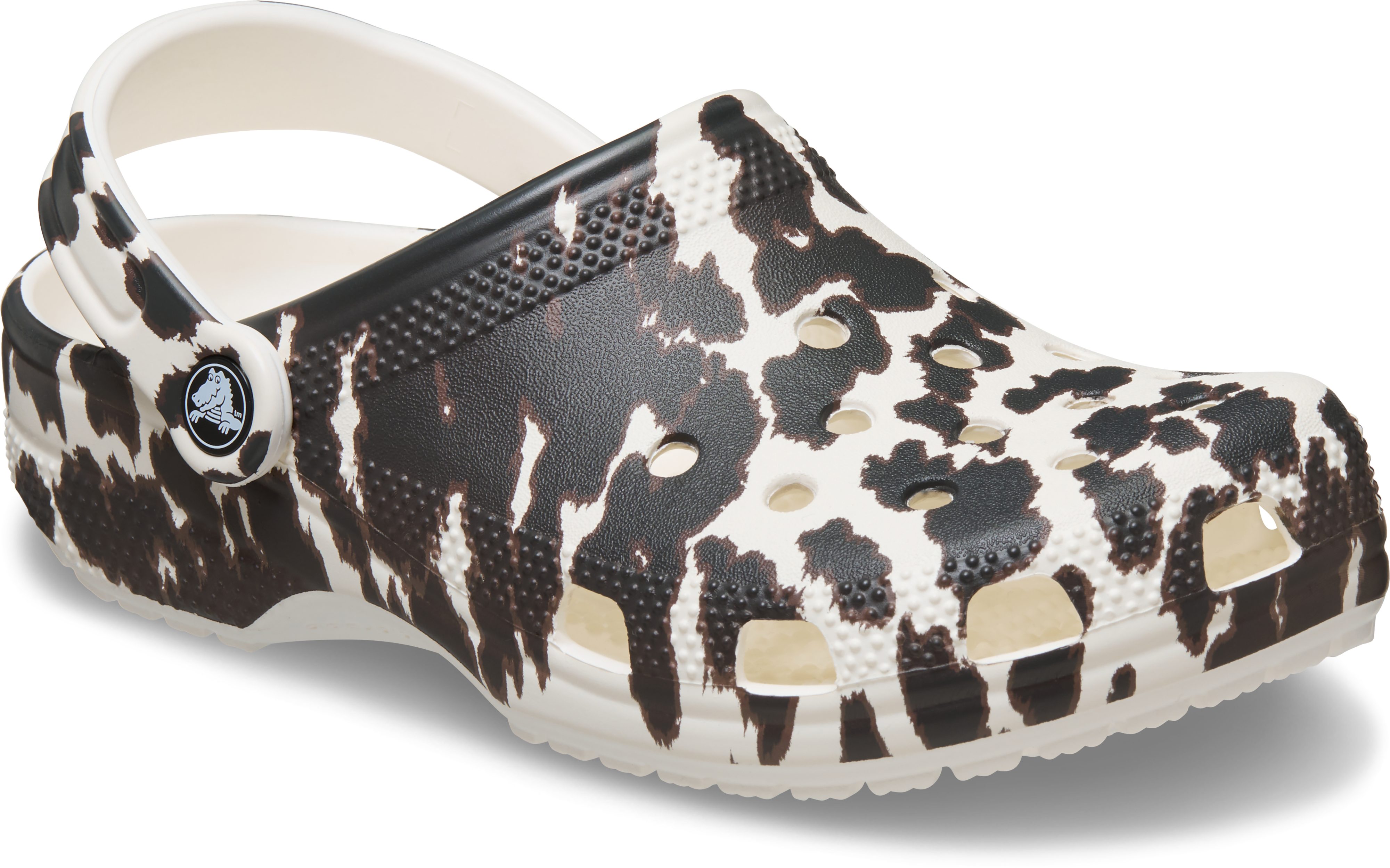 Crocs Classic Pop Animal Clog Clog Schlupfschuh, Hausschuh mit Animal-Print