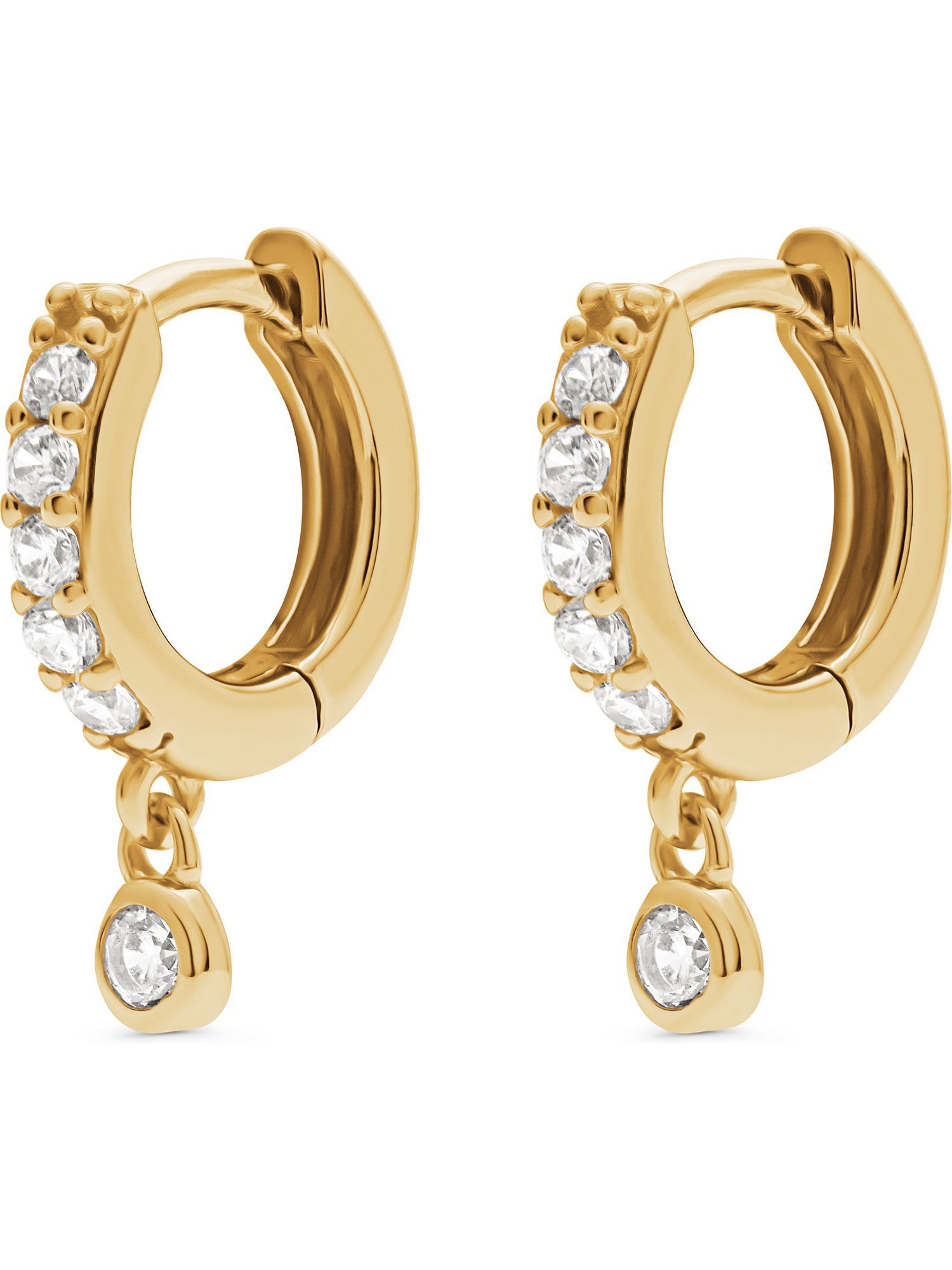 FAVS Paar Серьги FAVS Damen-Ohrhänger 925er Silber 10 Zirkonia