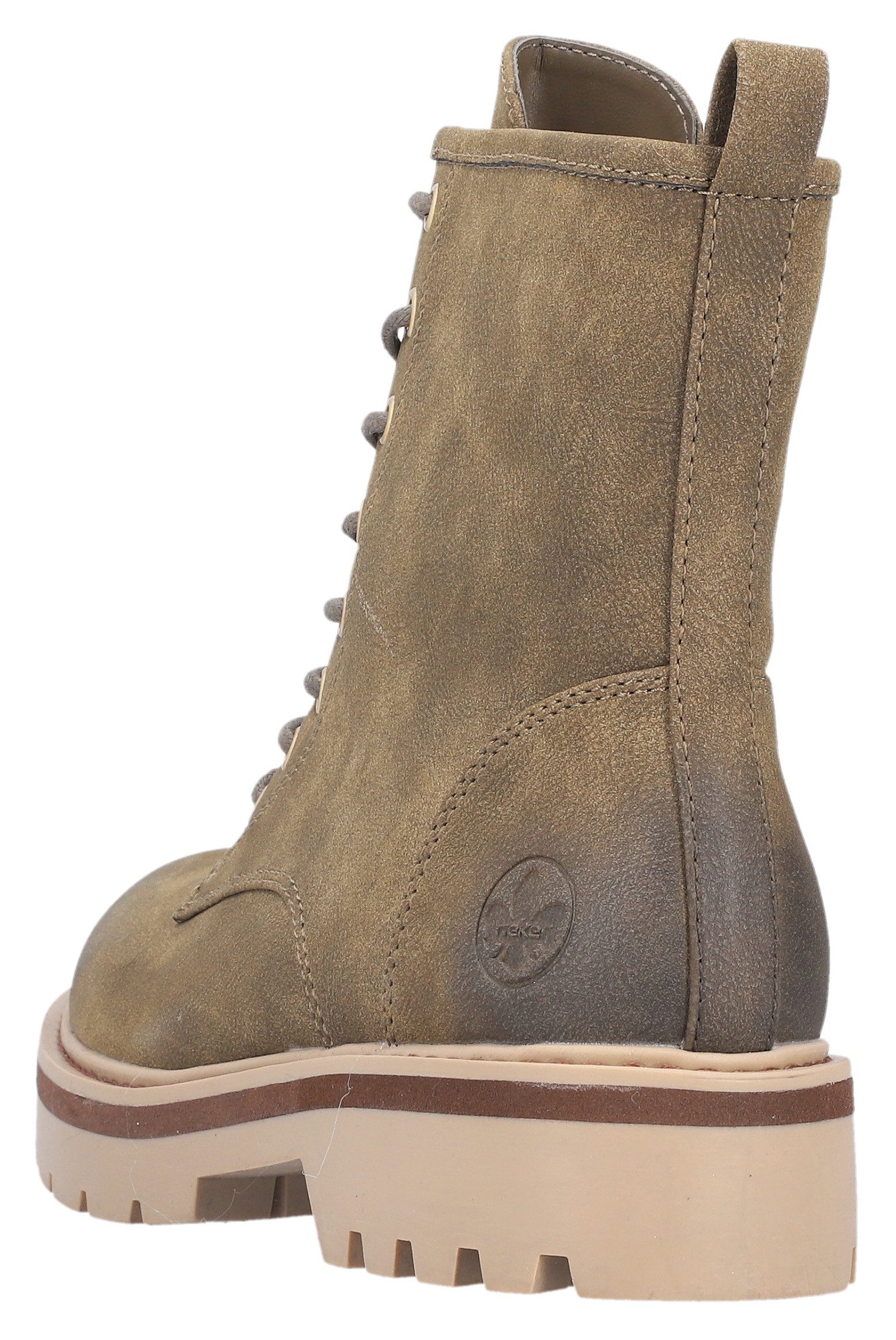 Rieker Schnürboots Schnürstiefelette, Boots, Blockabsatz, mit günstig online kaufen