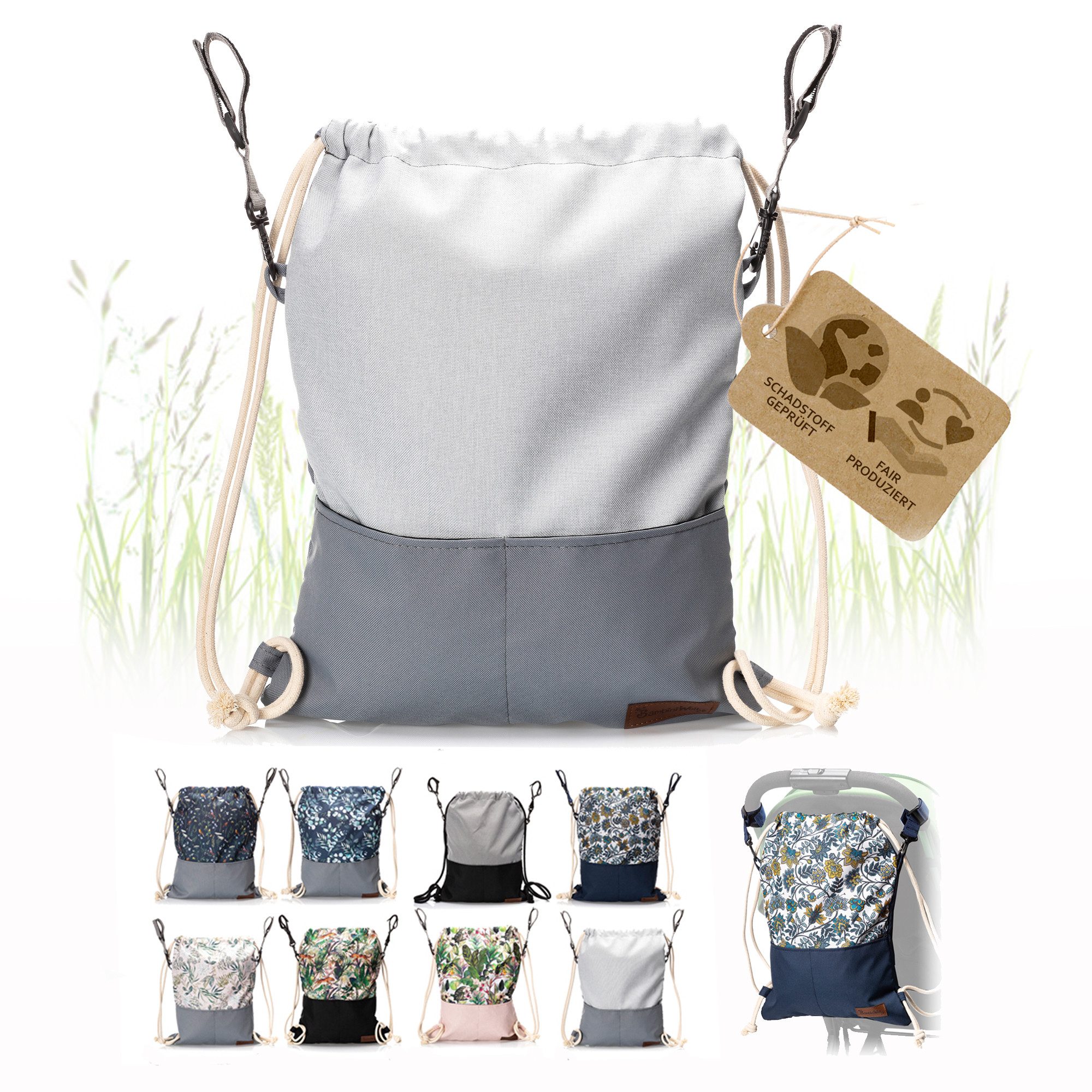 BambiniWelt by Rafael K. Wickeltasche Wickeltasche BEUTEL für Kinderwagen Buggy Babytasche