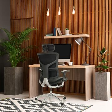hjh OFFICE Drehstuhl High End Bürostuhl ERGO-U2 F Stoff (1 St), Schreibtischstuhl ergonomisch