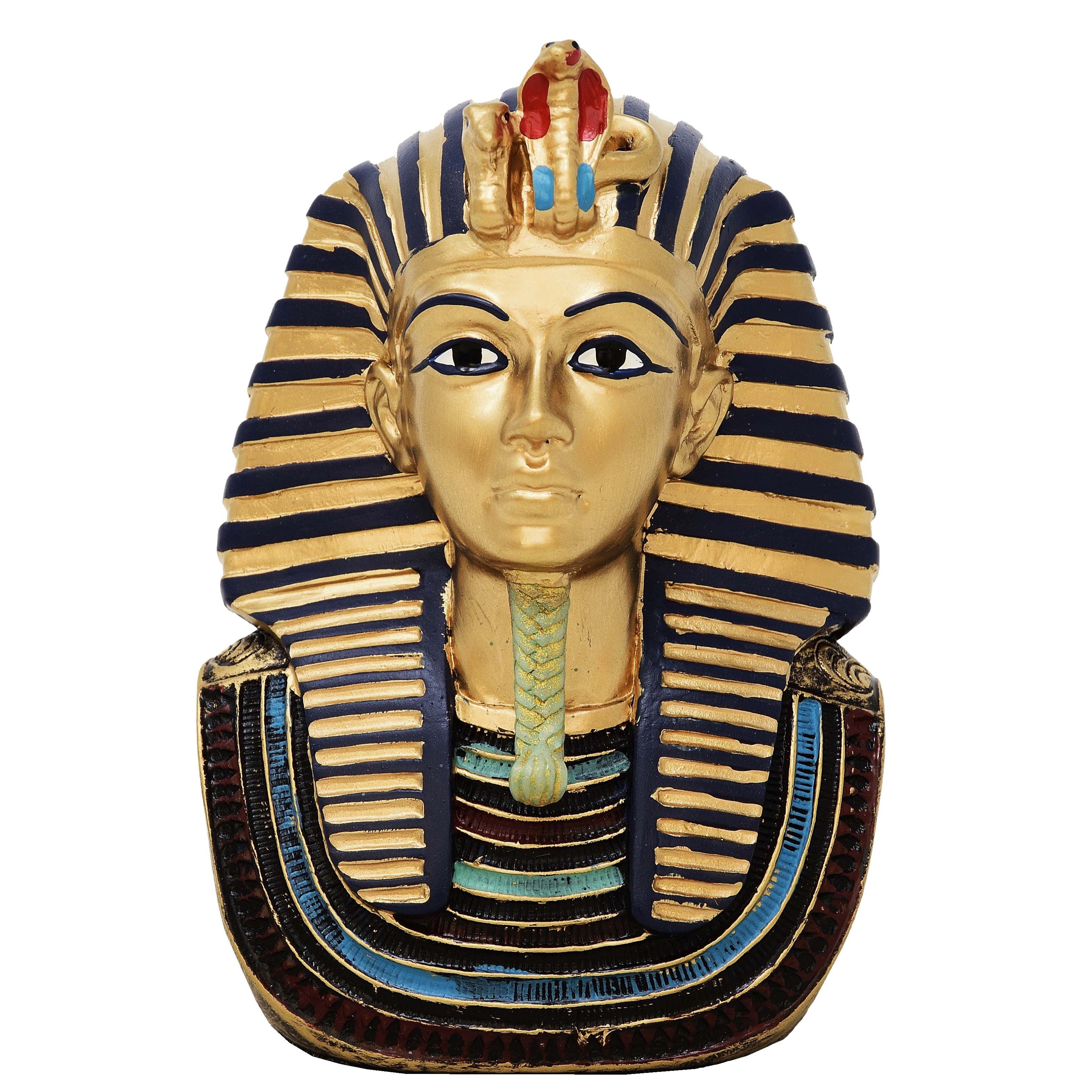 MystiCalls Dekofigur Tutanchamun - Ägypten, Dekoration, Figur, Pharao, Dekorationsobjekt, Sammelfigur, Sammlerfigur, Designerfigur, Dekofigur, Dekorationsobjekt