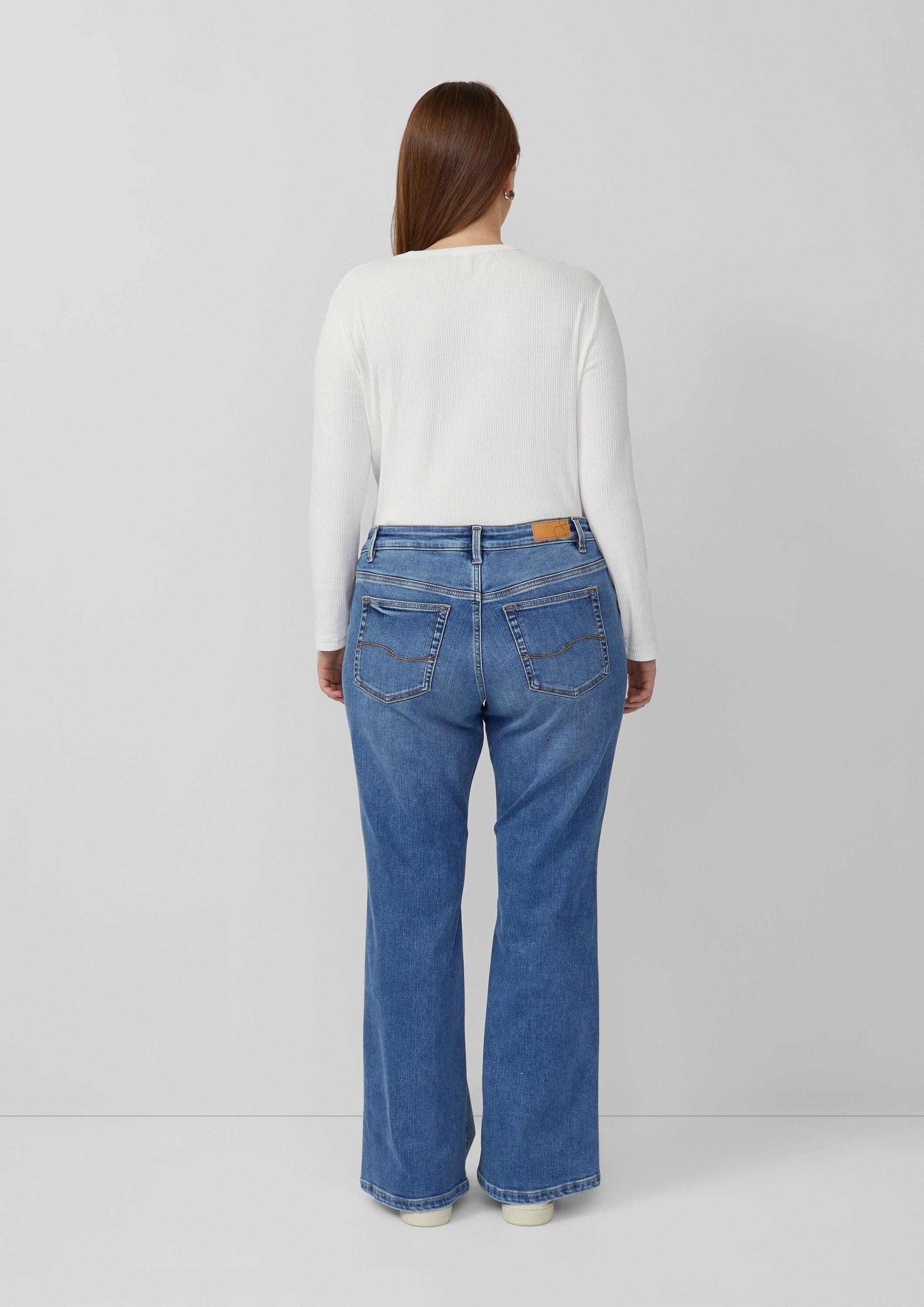 QS Bootcut-Jeans Jeans-Hose Jeans / Slim Fit / Mid Rise / Flared Leg