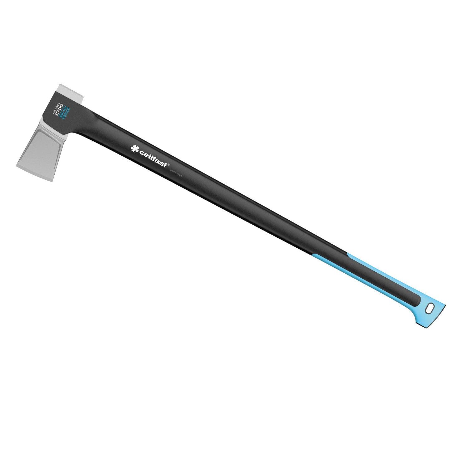 Cellfast Spaltaxt C2700 ENERGO, 2700 g, 93 cm Länge, Holzspaltaxt, gehärteter Stahl, Länge 93 cm