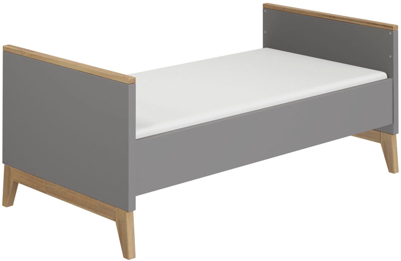 PAIDI Umbauseiten STIENE für den Umbau vom Babybett zum Juniorbett, Erweiterungs-Set Kinderbett 70x140cm in Beige oder Grau