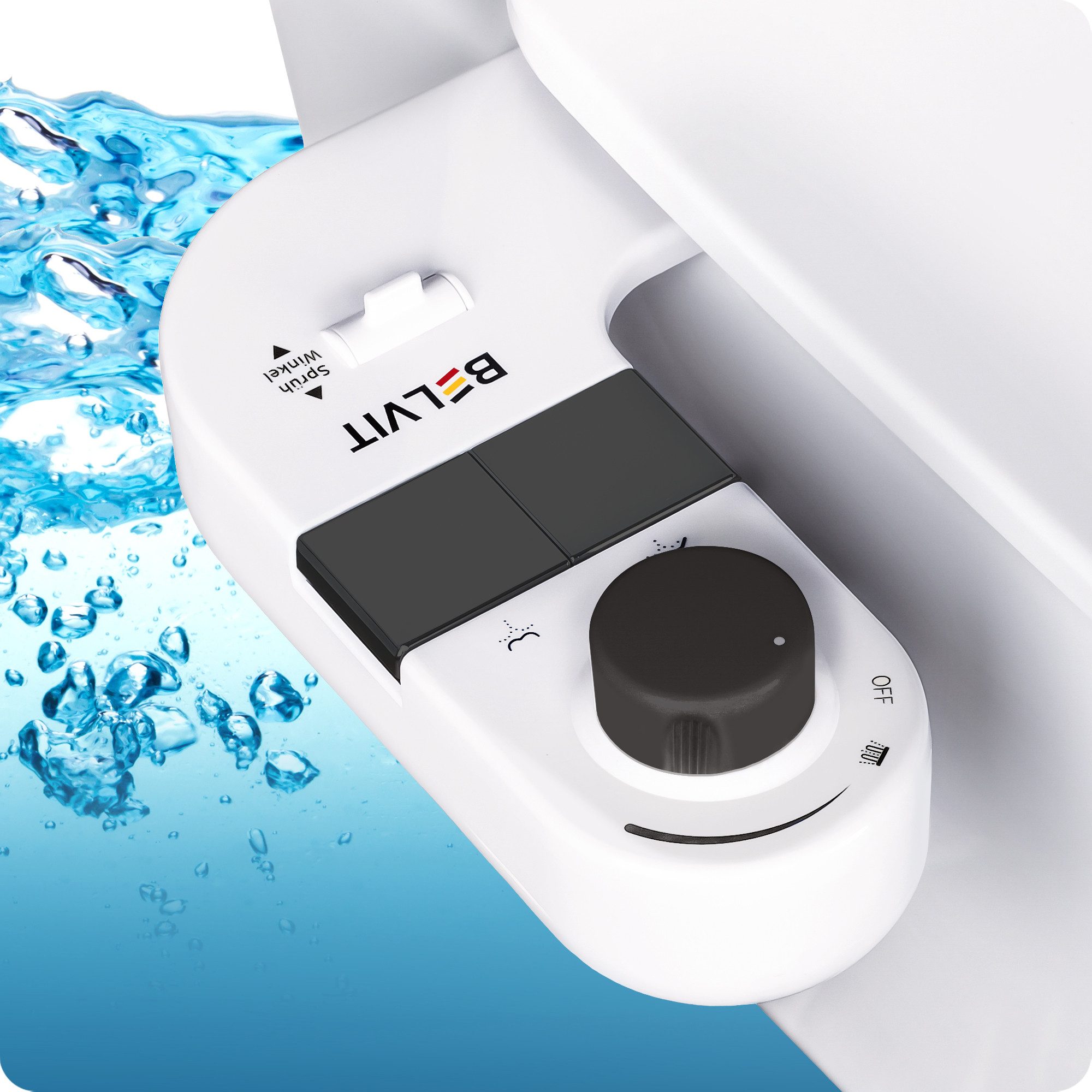 Belvit Bidet-Einsatz für Toiletten – Hygienischer WC Bidet Toilettenaufsatz günstig online kaufen