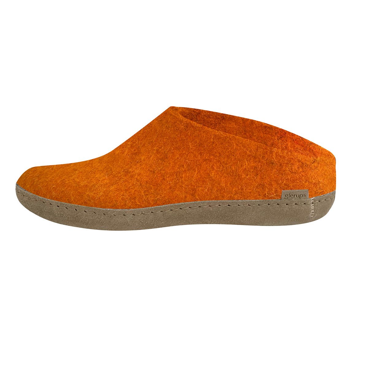 glerups dk Ledersohle Pantoffel (1-tlg) Pantoffeln - Aus 100% reiner Naturwolle, Schützt vor Geruch