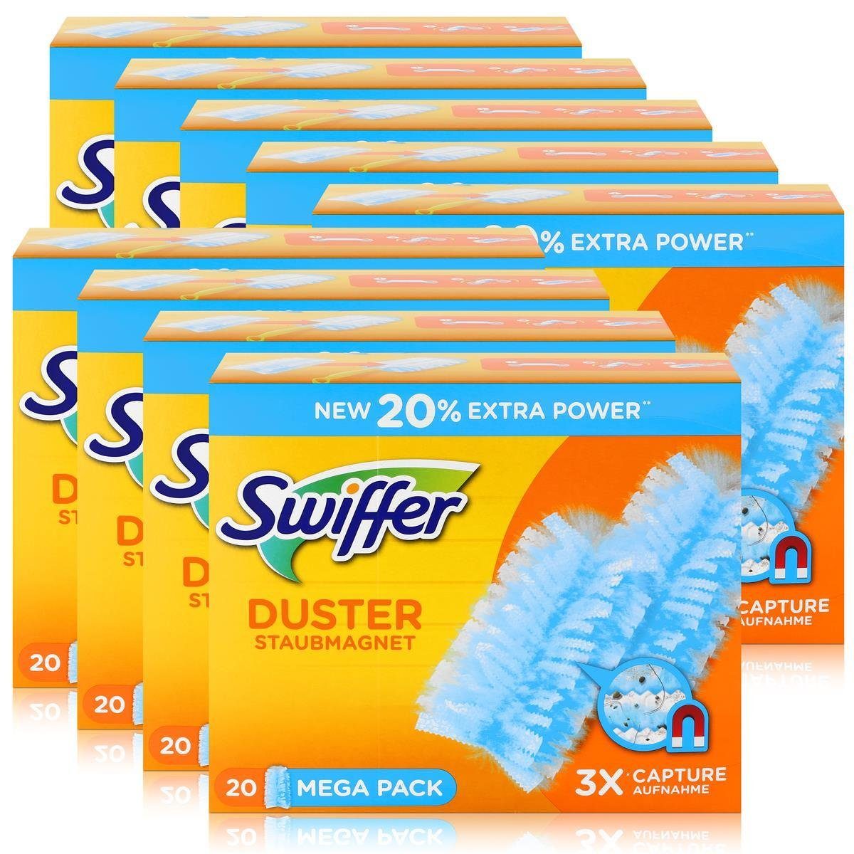 Swiffer Swiffer Staubmagnet Nachfüller (20 Tücher) (9er Pack) Reinigungstücher