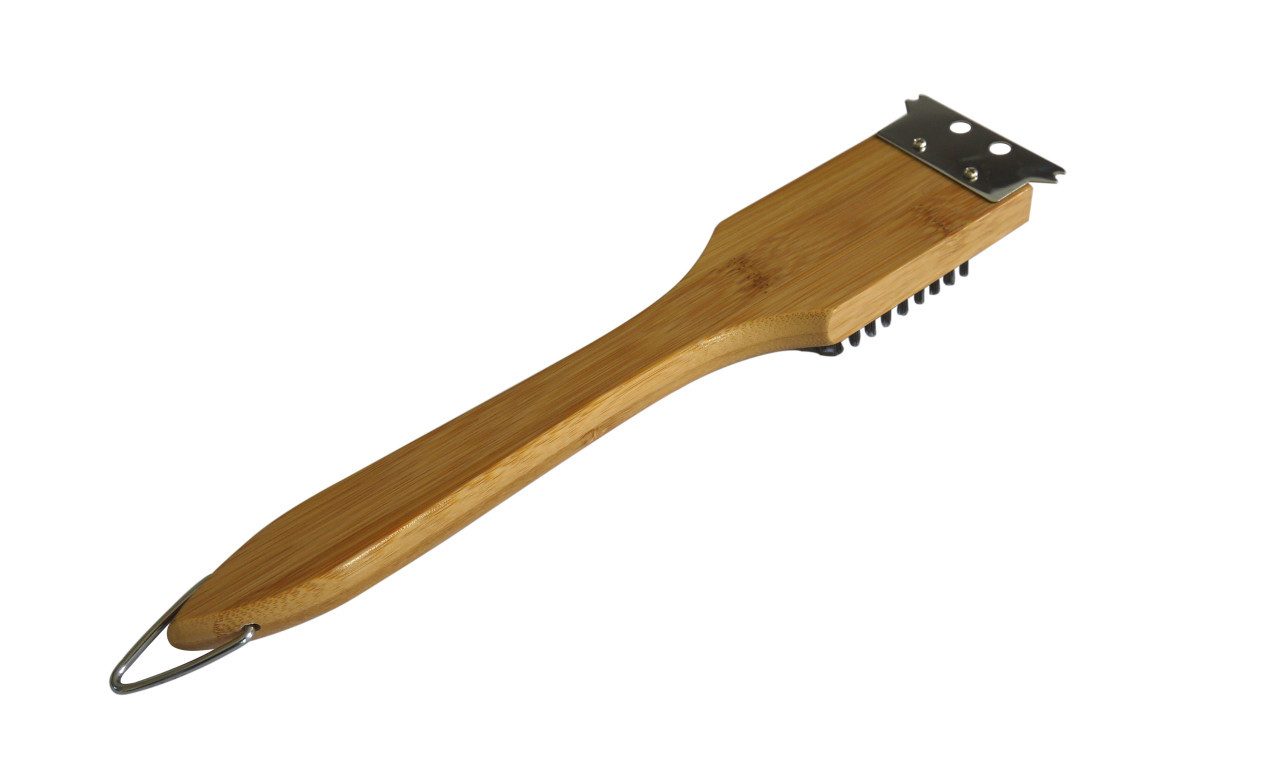 Primaster Primaster Grillbürste aus Bambusholz 30 cm Grillreiniger