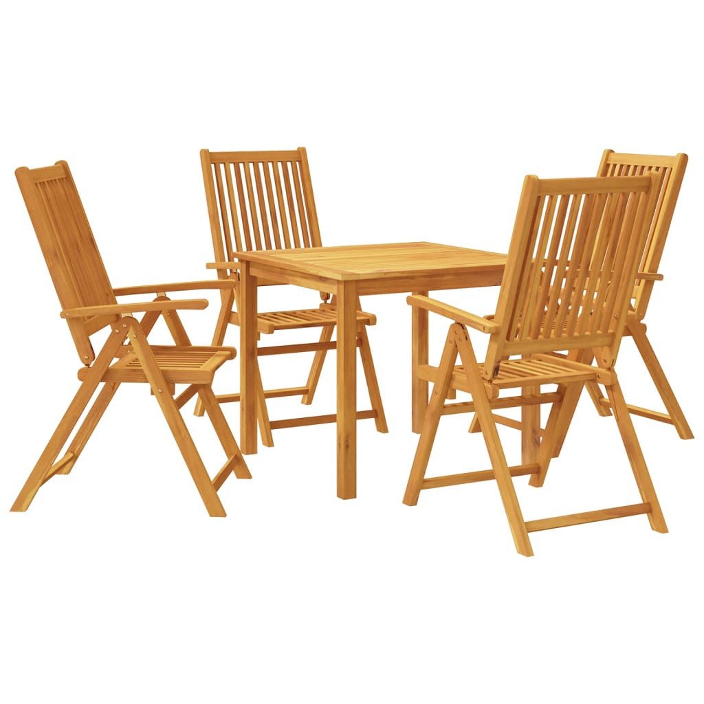 vidaXL Garten-Essgruppe 5-tlg. Garten-Essgruppe Massivholz, (4-tlg) günstig online kaufen