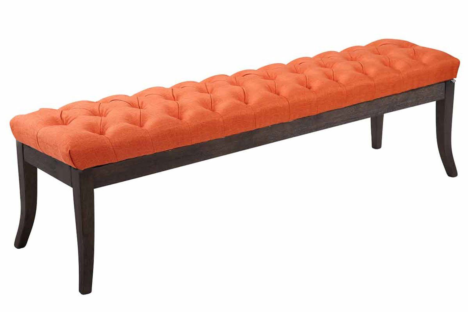 CLP Sitzbank Ramses Polsterung Stoff hochwertiger mit orange antik-dunkel