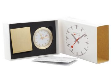 MONDAINE Tischuhr A660.30318.82SBG Magnet Clock Tischuhr Reiseuhr 49 mm Ø Neu