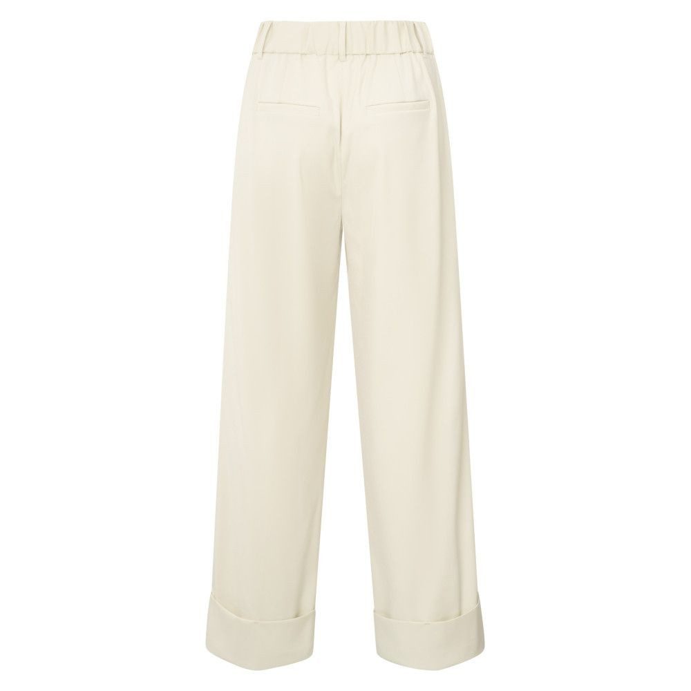 YAYA Stoffhose Hose mit Bundfalten und umgeschlagenen Beinabschlüssen günstig online kaufen