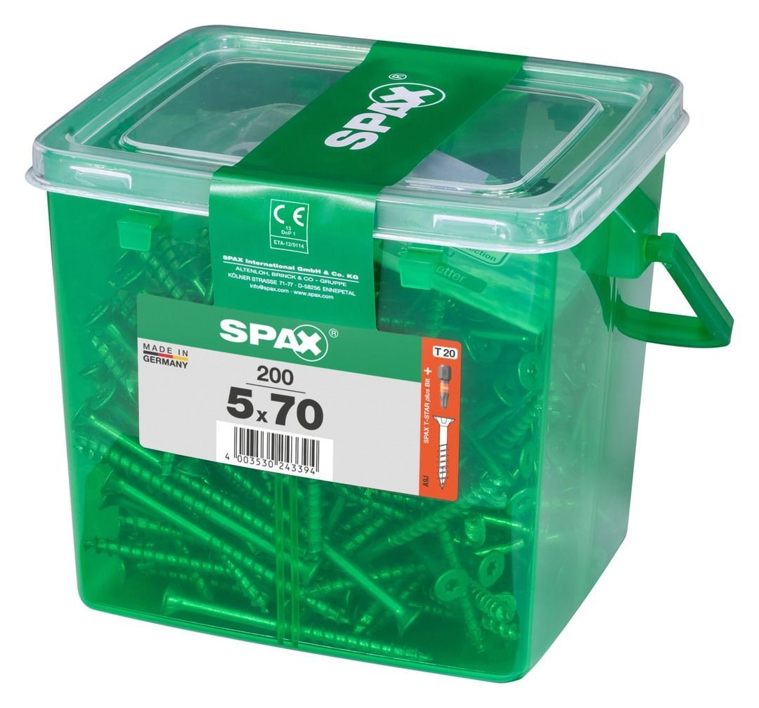 Thumbnail - SPAX Holzbauschraube Spax Universalschrauben 5.0 x 70 mm TX 20 - 200