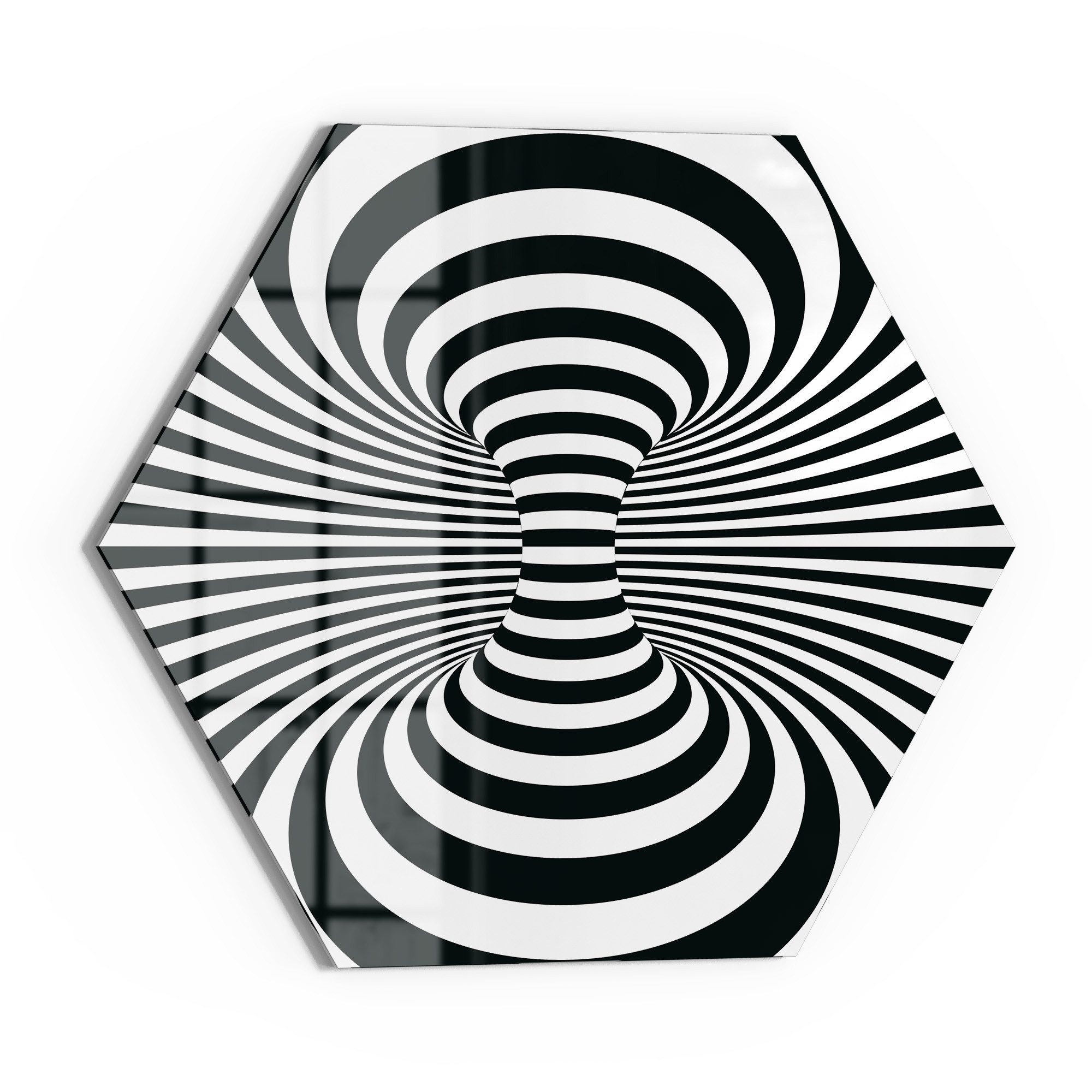 DEQOART Magnettafel 'Vortex der Wahrnehmung', Whiteboard Pinnwand beschreibbar