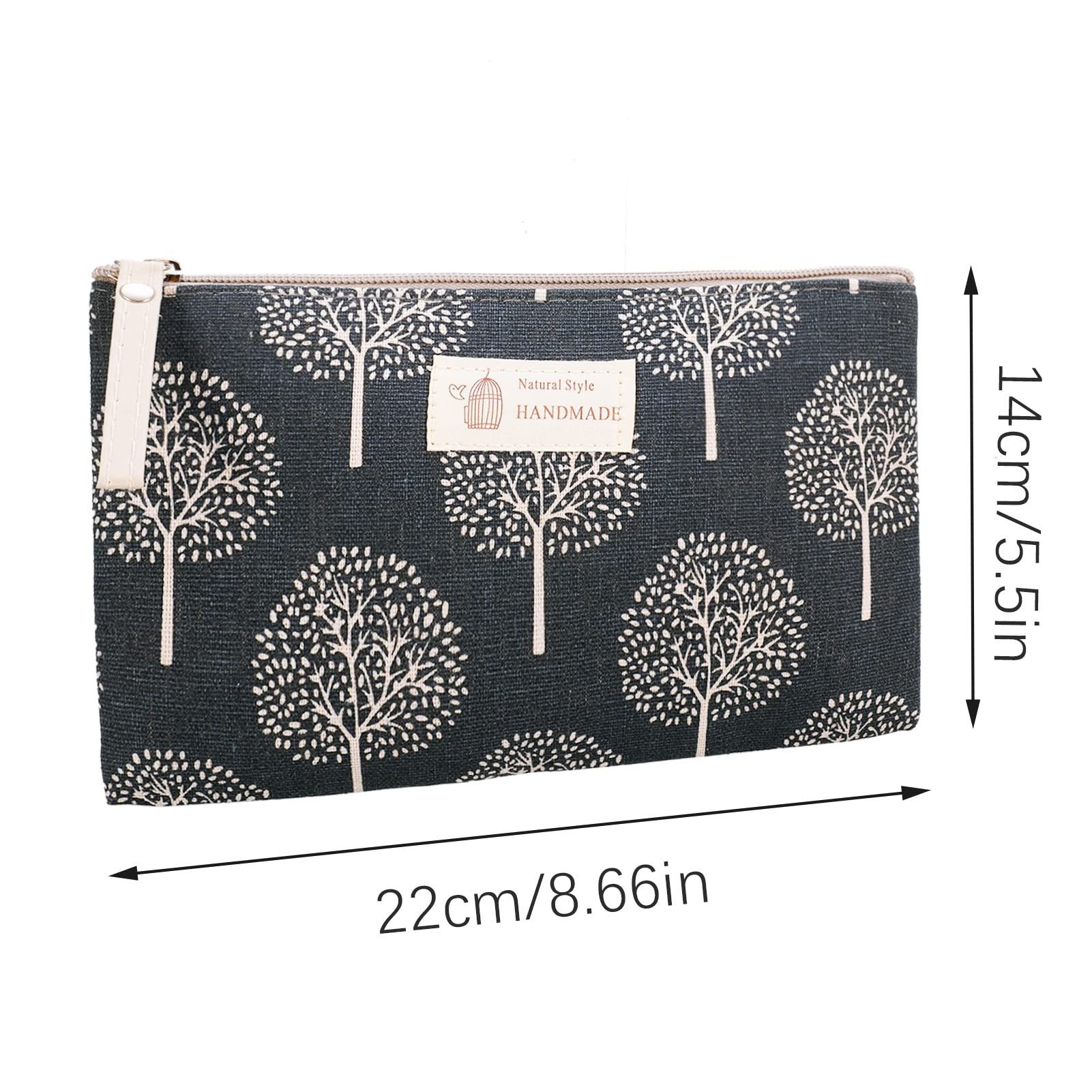 FOUORTUNATE-BEE Kosmetiktasche 3-teiliges Canvas-Kosmetiktaschen-Set – Vielseitig & Reisegeeignet (3-tlg)