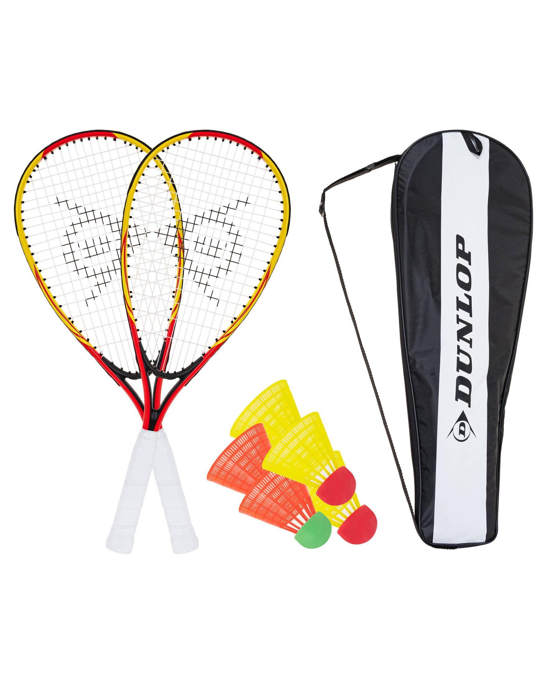Dunlop Badmintonschläger Speedminton Set RACKETBALL SET, (1-tlg)