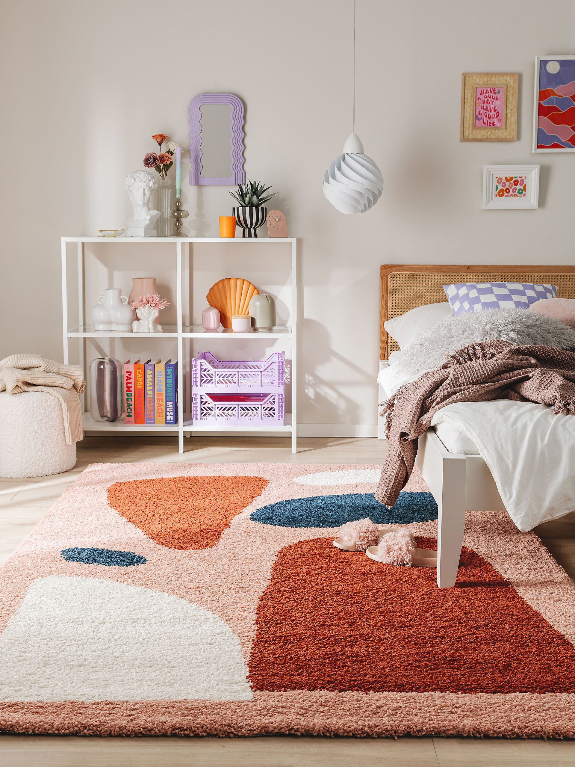 benuta Hochflor-Teppich Louise, rechteckig, Höhe: 21 mm, Kunstfaser, Berber günstig online kaufen