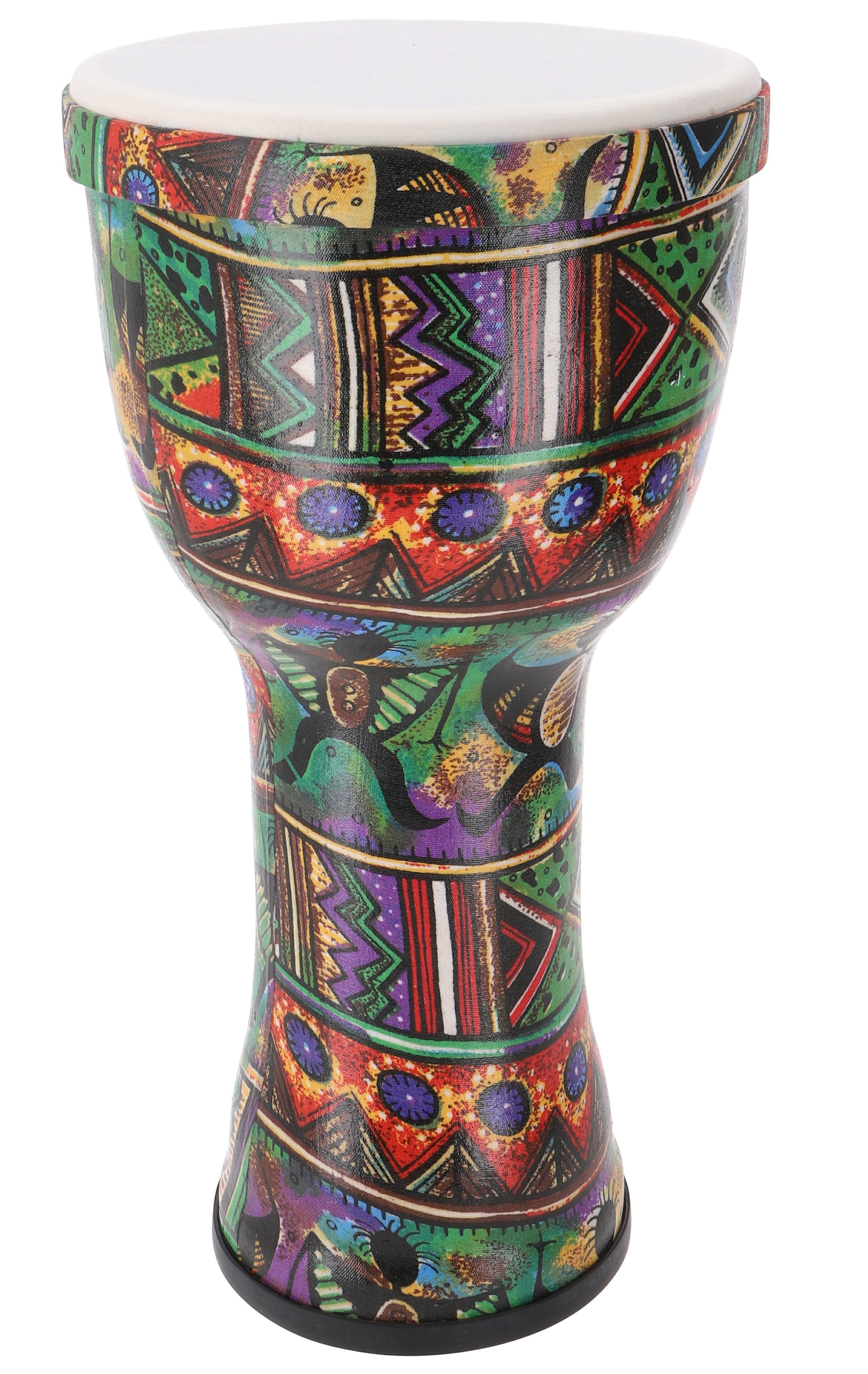 Guru-Shop Spielzeug-Musikinstrument Farbige Djembe/ Holztrommel/ Percussion..