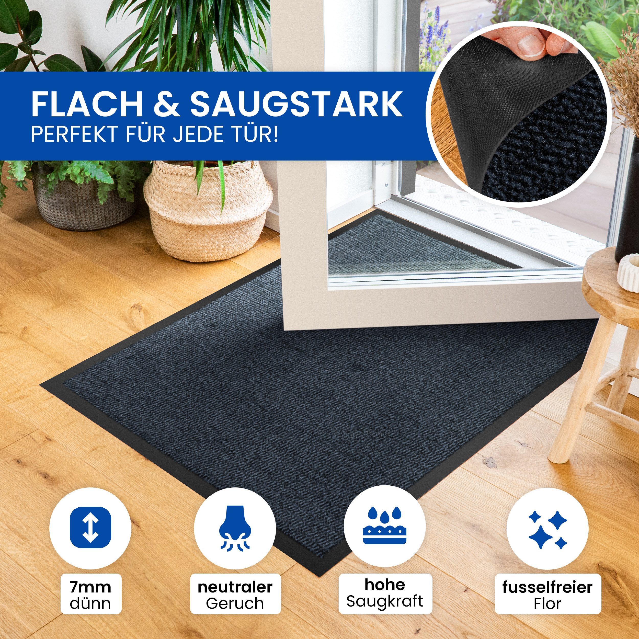 Gentle North Fußmatte für Innen & Außen - Schmutzfangmatte, Innen und Außen günstig online kaufen