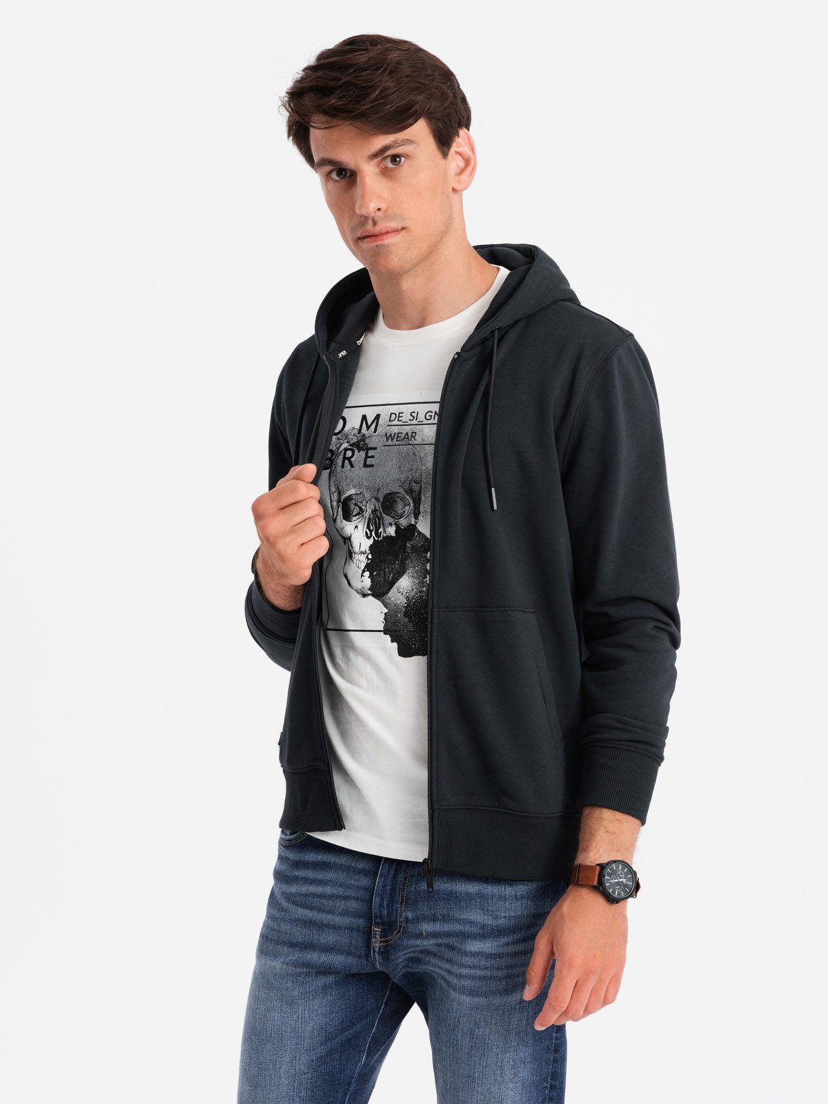 OMBRE Kapuzensweatjacke Kapuzensweatshirt günstig online kaufen