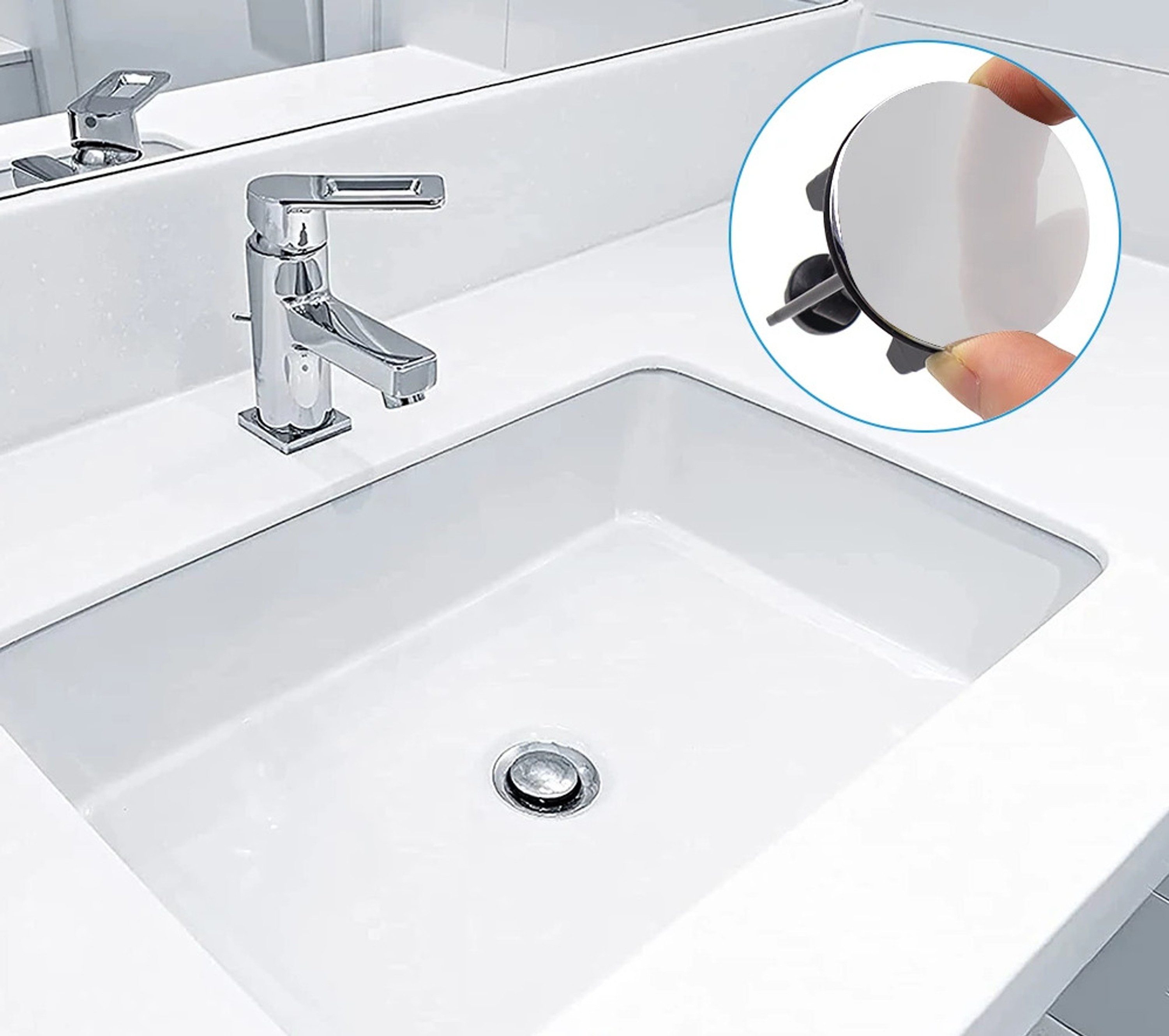 Dusbad Badaccessoire-Set Dusbad Waschbeckenstöpsel Universal 40mm günstig online kaufen