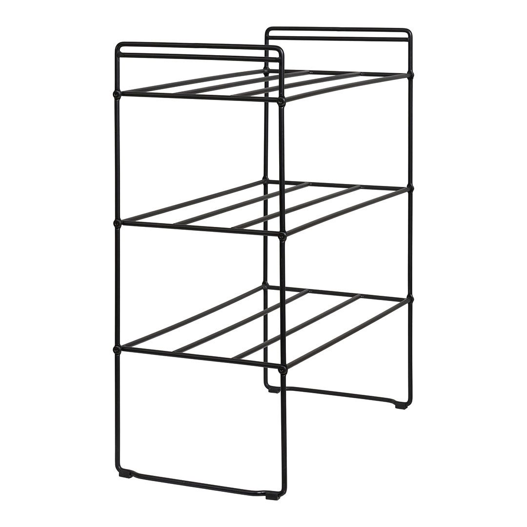 House Nordic Schuhschrank Swansea Schuhregal schwarz.