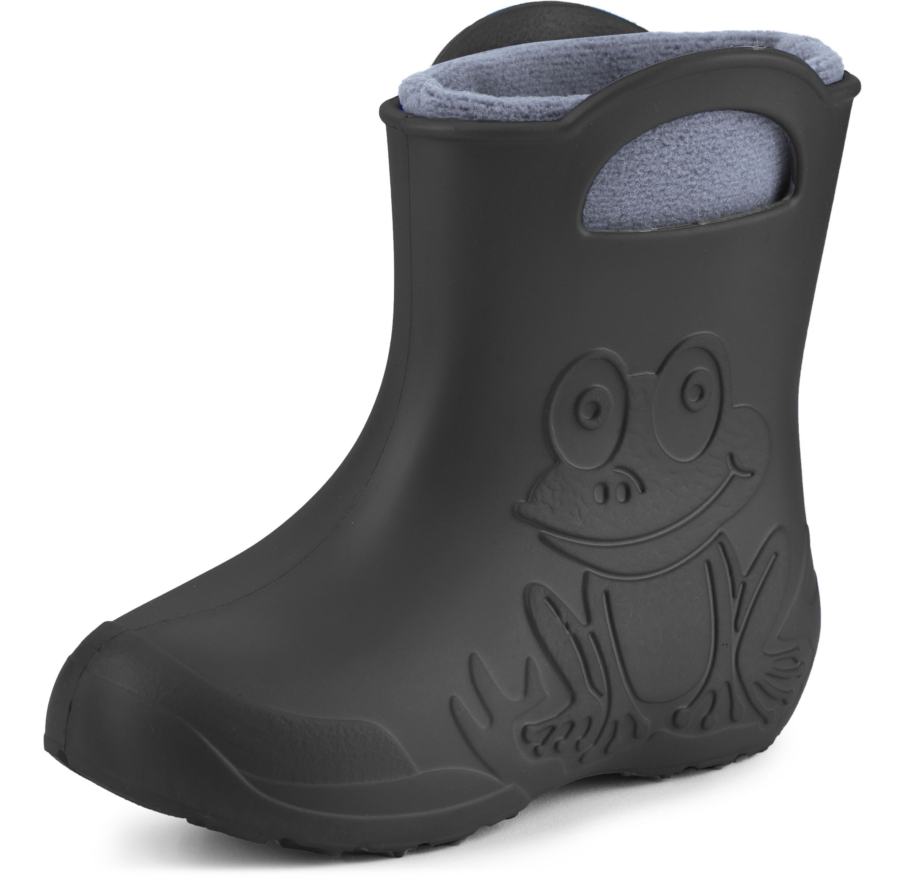 Ladeheid EVA federleichte Regenschuhe LA-CA-03 Kinder Gummistiefel mit herausnehmbares Innenfutter