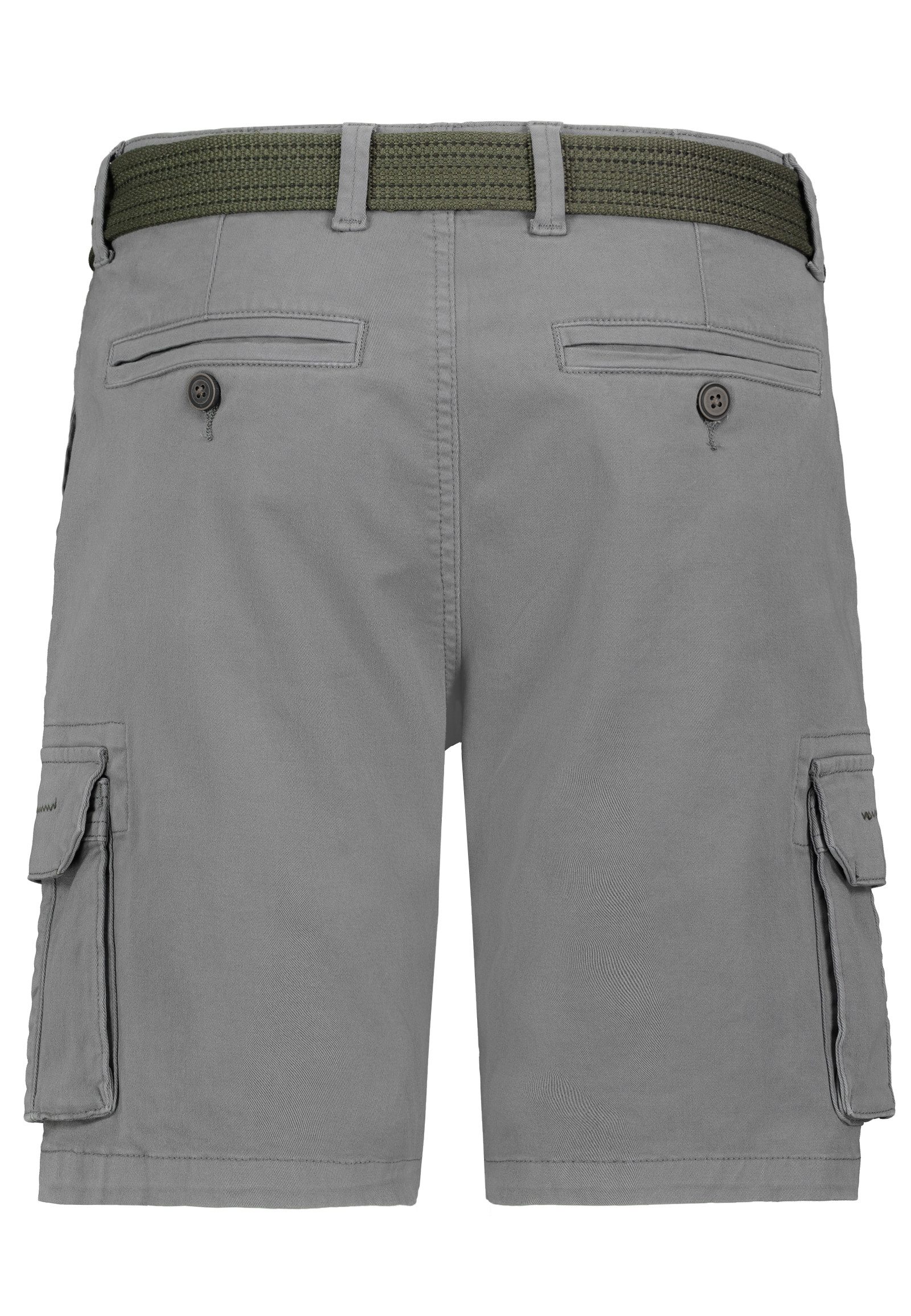 Eight2Nine Cargoshorts Kurzes Design für Herren Baumwolle Regular Fit unifarben wärmend Reißverschluss – Bild 4 von 5