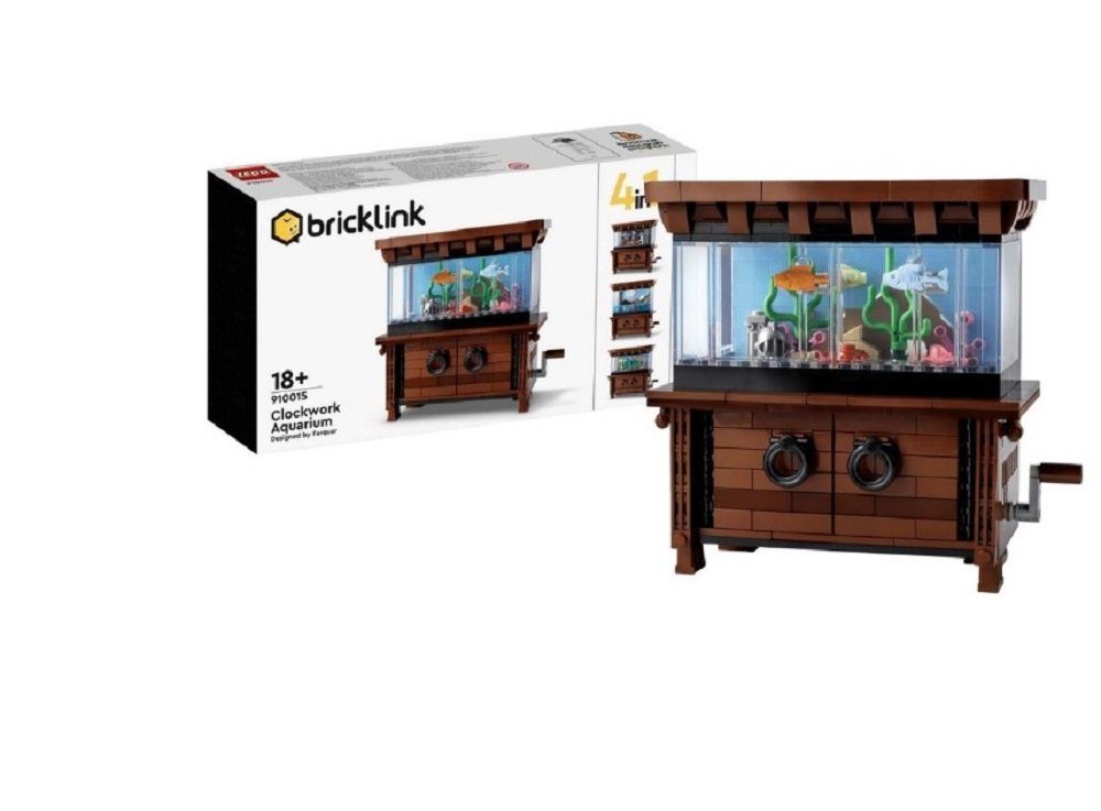 LEGO® Bricklink 910015 Clockwork Aquarium Spielbausteine, (876 St)