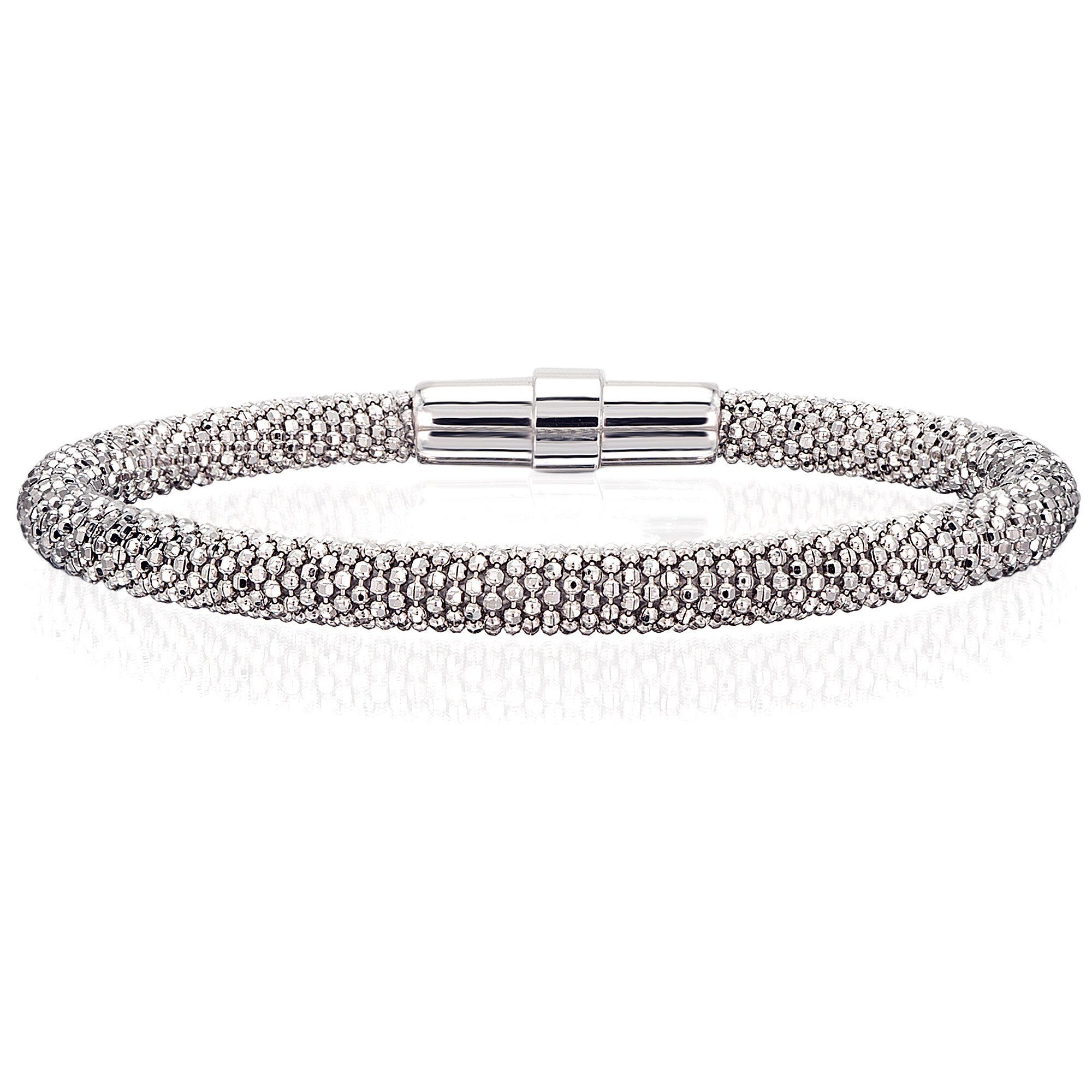 ONE ELEMENT Silberarmband Armband aus 925 Silber 19 cm Ø, Damen Silber  Schmuck, Verschluss : Magnetschloß