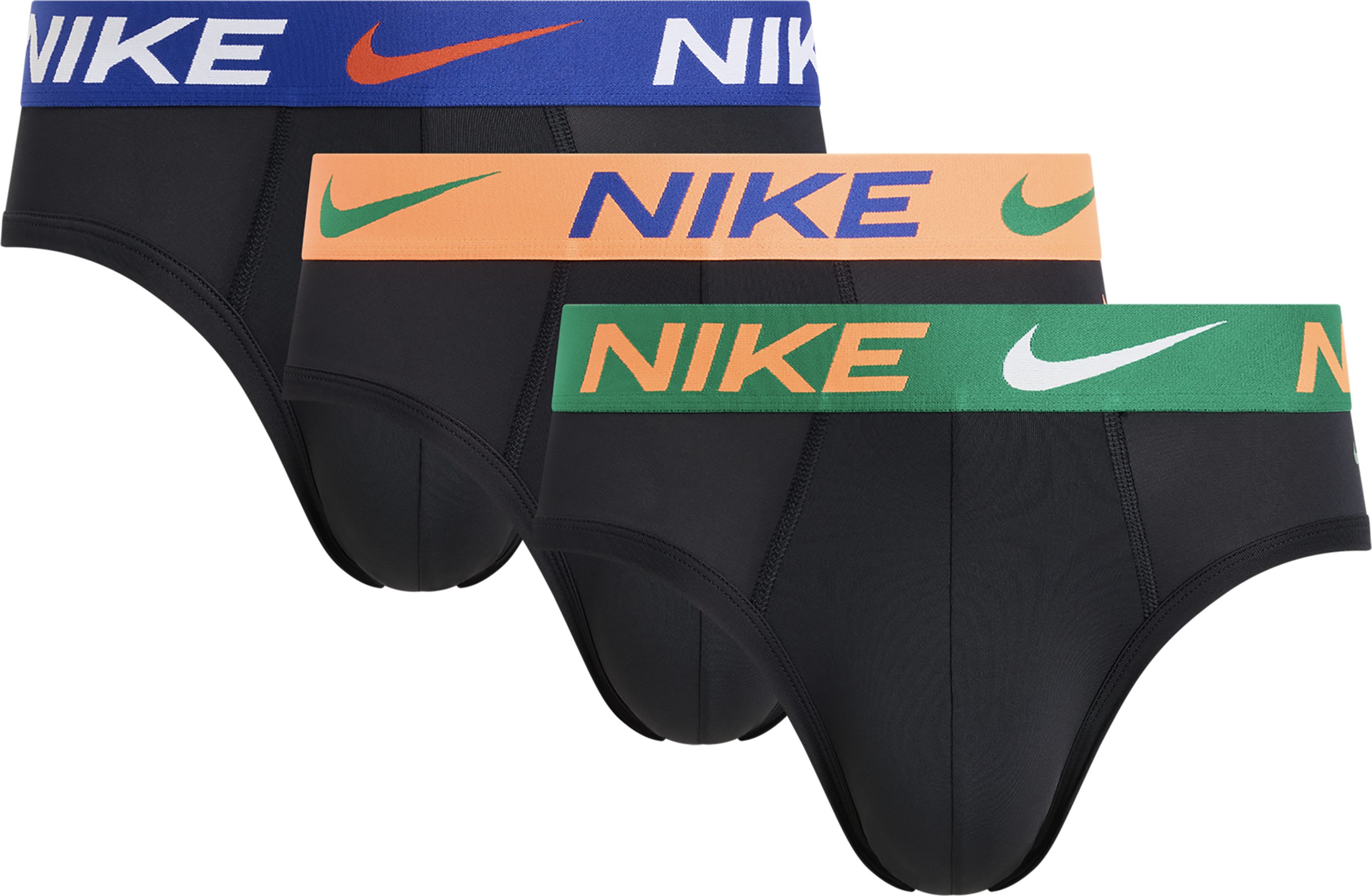 Nike Underwear Hipster HIP BRIEF 3PK (Packung, 3-St., 3er) mit NIKE Logo-Elastikbund