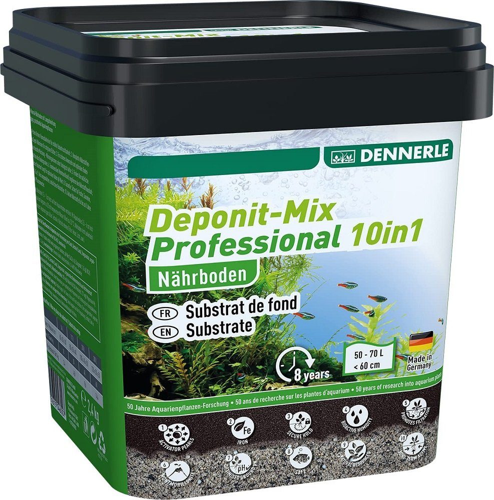 DENNERLE Aquarien-Substrat Dennerle Deponit Mix Professional 10in1 2,4kg