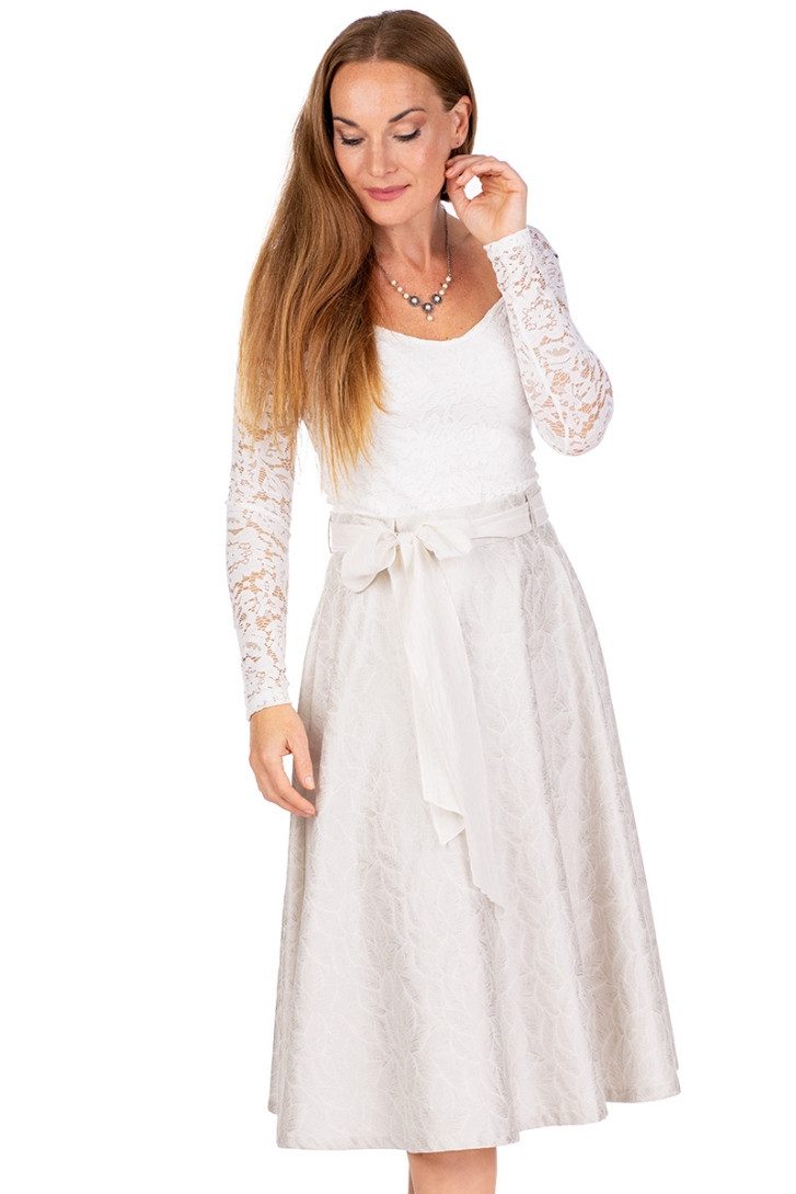 MarJo Trachtenrock Trachtenrock - OTTOBRUNN - pastellgrau günstig online kaufen